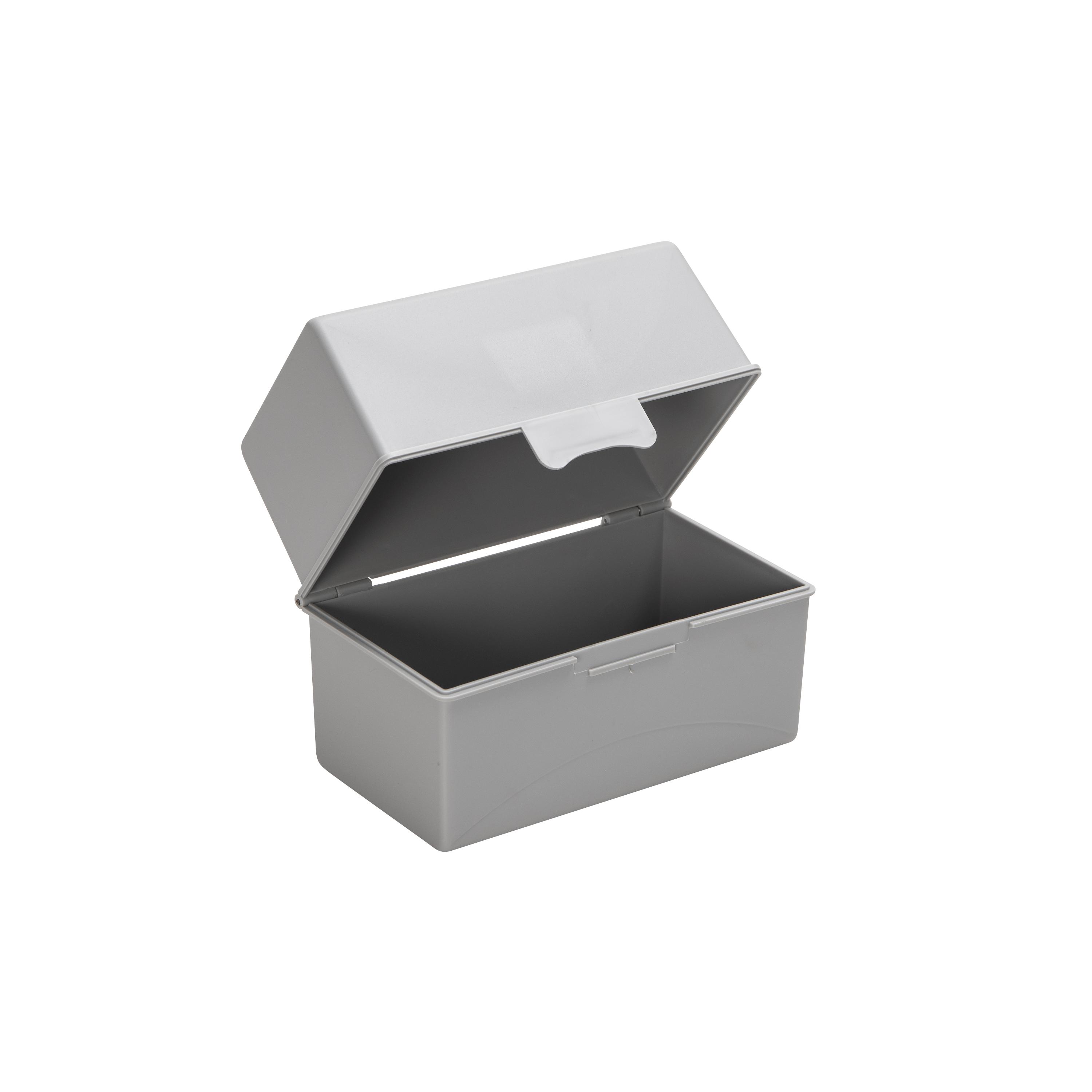 Betzold Karteibox, Format: DIN A6, Farbe: grau
