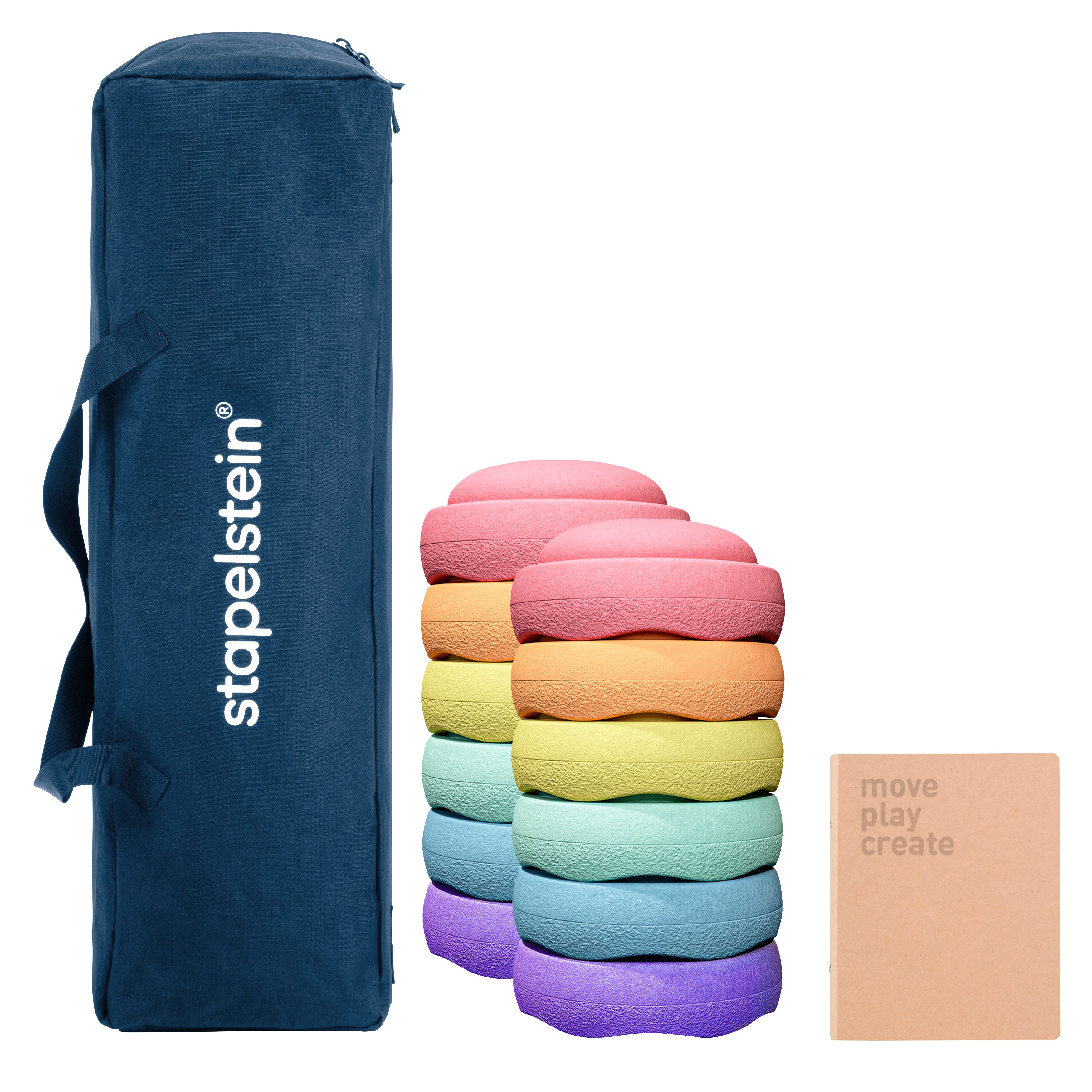 stapelstein® Gruppenset, Farbe: pastell