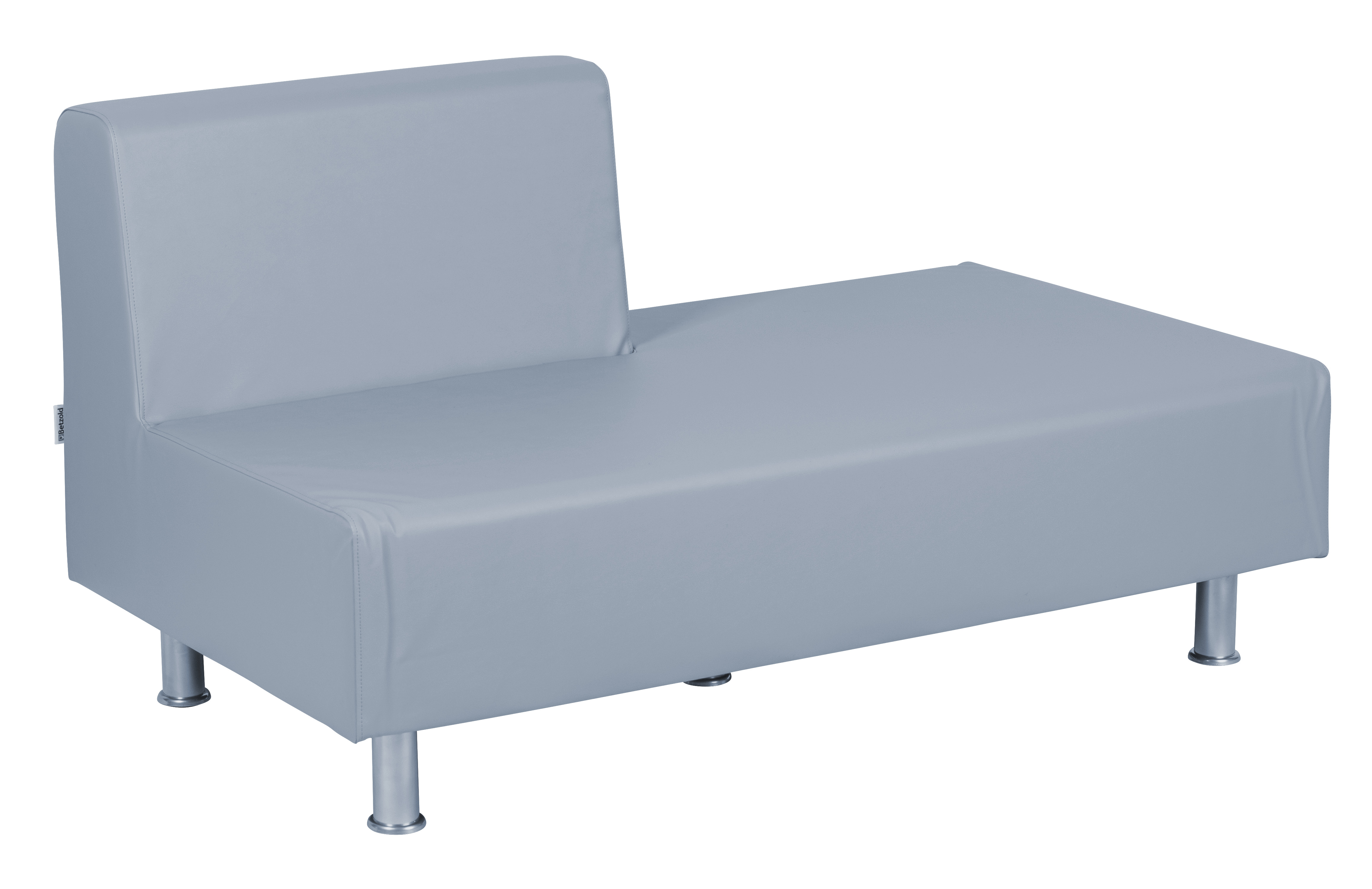 Betzold NEO Ottomane mit Halblehne, Sofa, Material: Stoff Newlife Eco (schwer entflammbar)