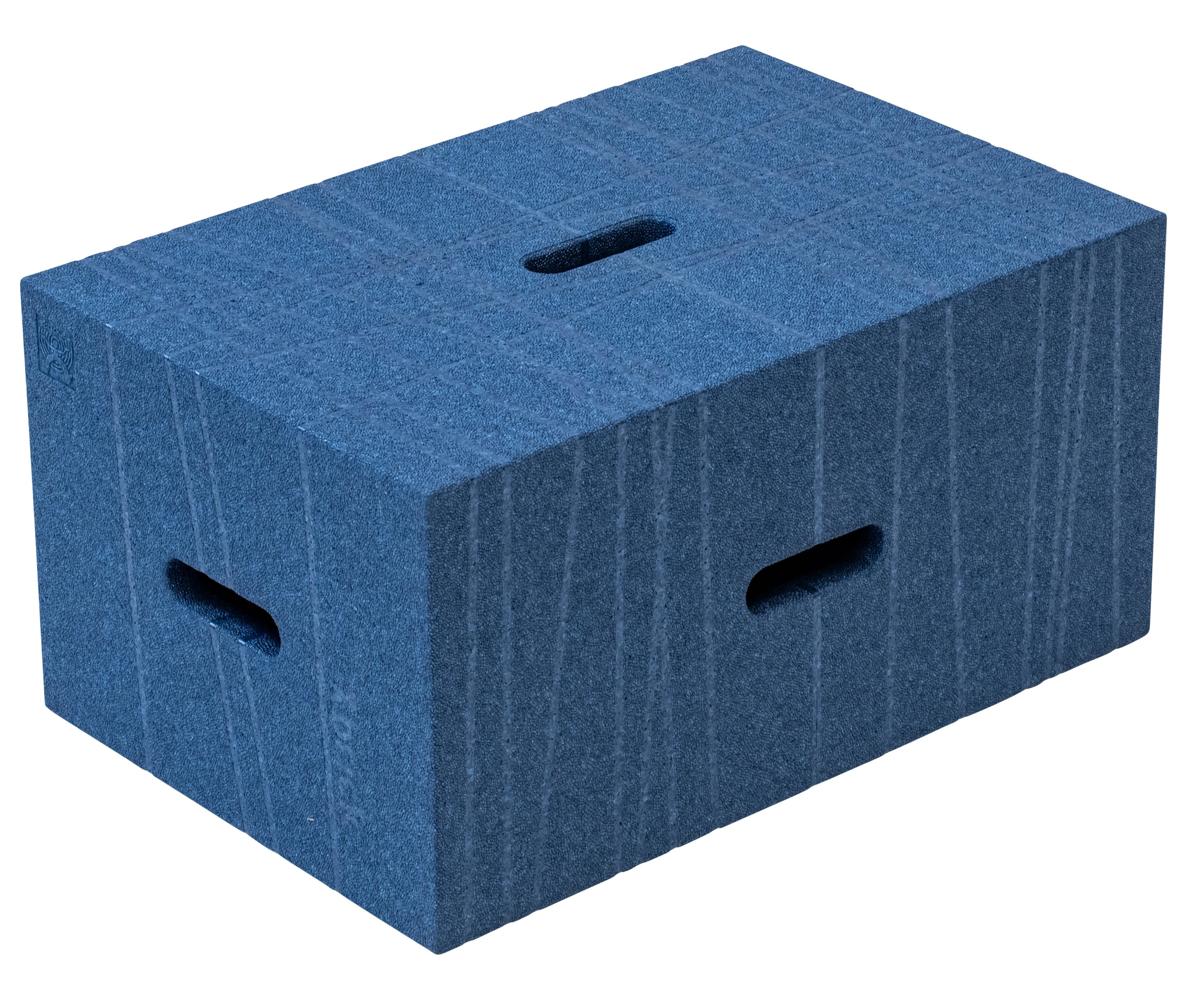 Xbrick® Multifunktionshocker-Baustein, Farbe: blau