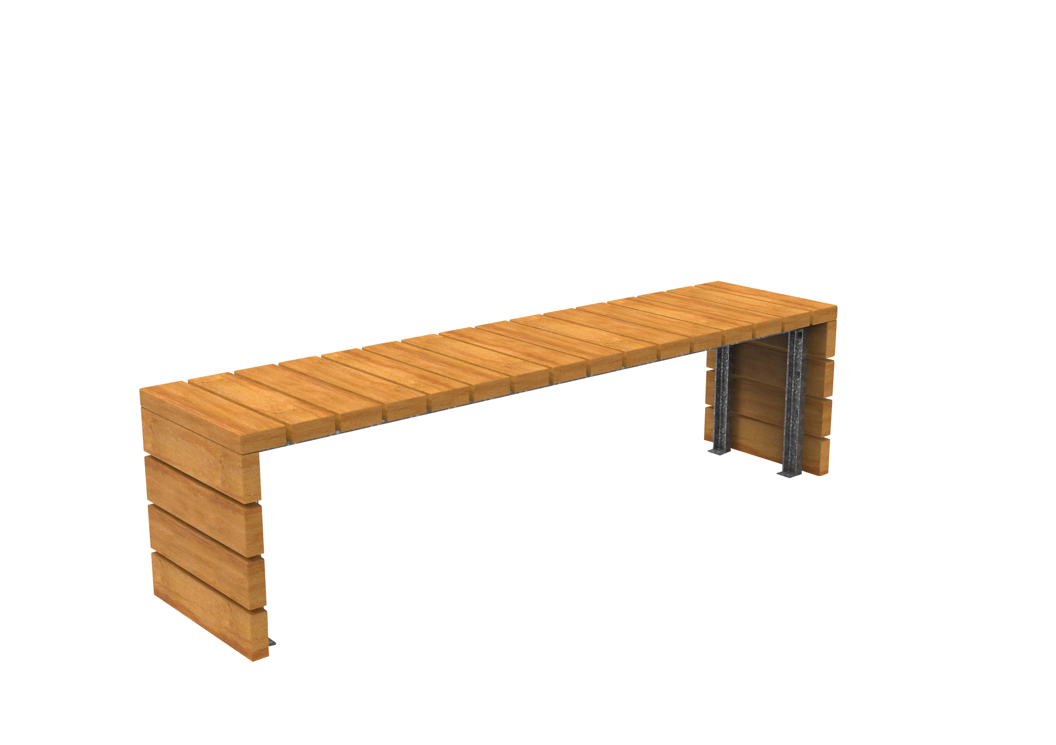 ERLAU Bank „Via“, Material: Iroko