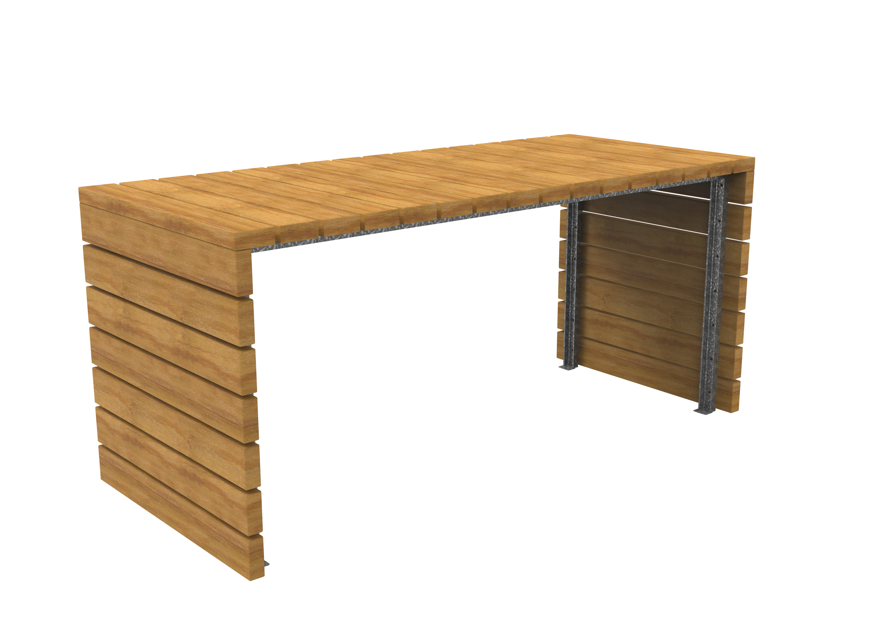 ERLAU Tisch „Via“, Material: Iroko