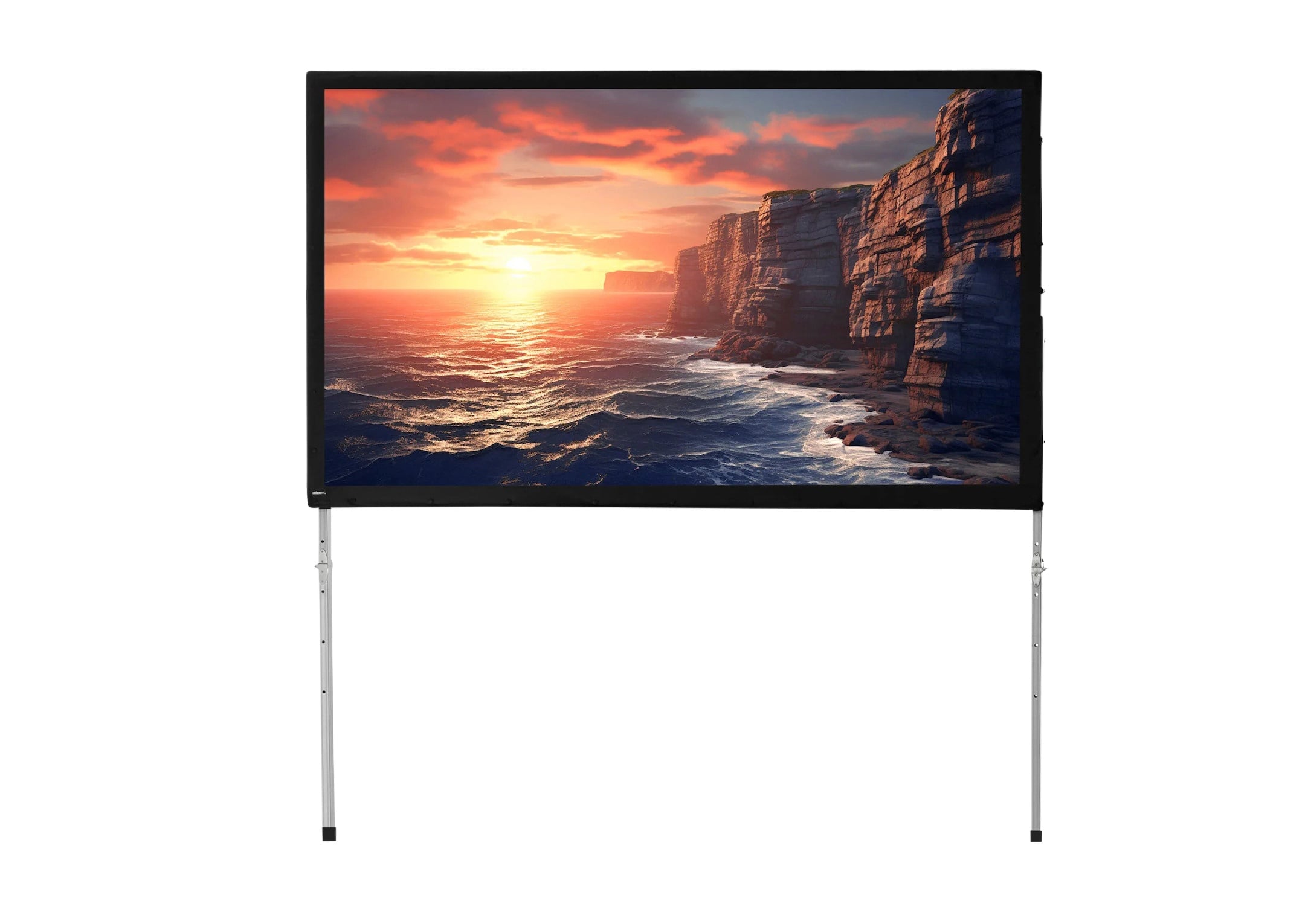 celexon Faltrahmen-Leinwand „Expert“, Format: 16:9, Größe: 406 x 228 cm, Projektionstyp: Rückprojektion