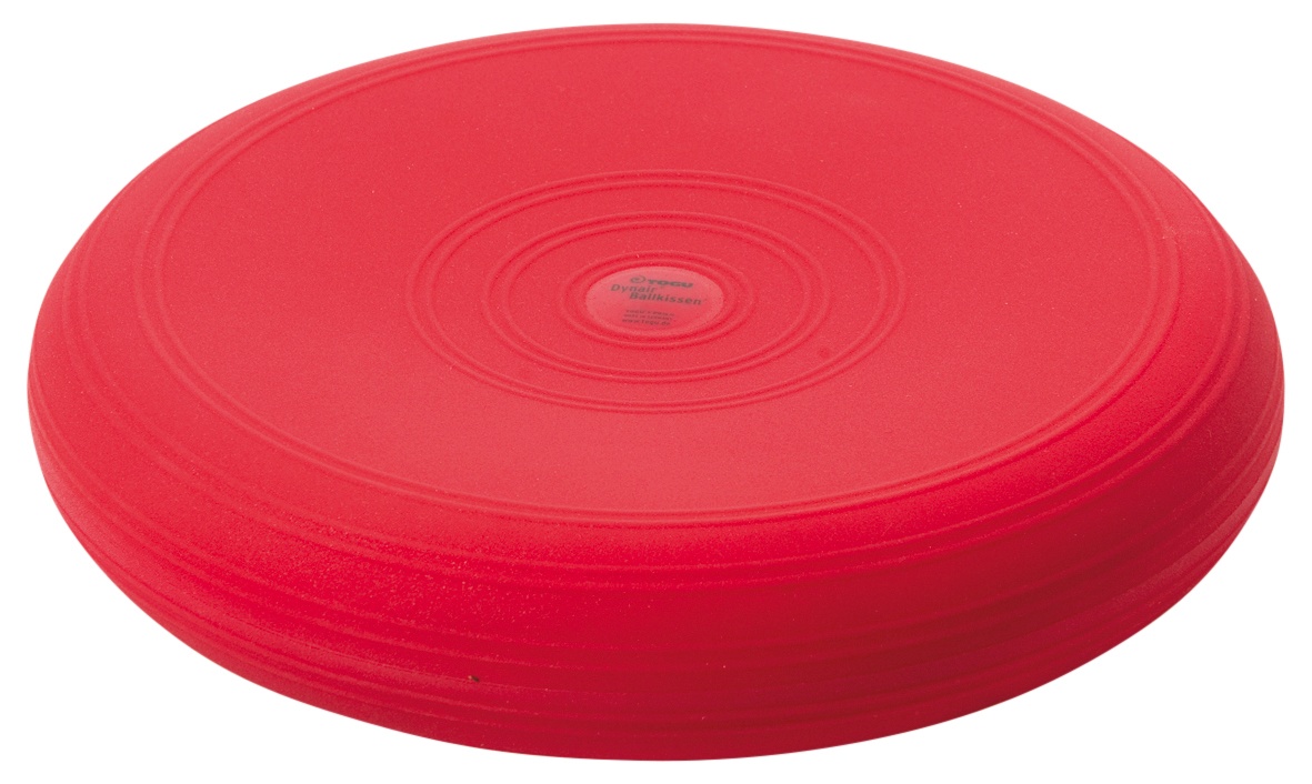 TOGU Ballkissen Dynair Kids, 30 cm, Balancierscheibe & Balancierteller, Farbe: rot
