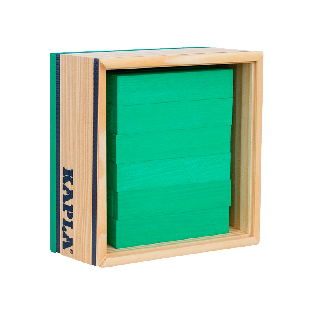 KAPLA 40er-Kasten, Konstruktionsset, Farbe: hellgrün