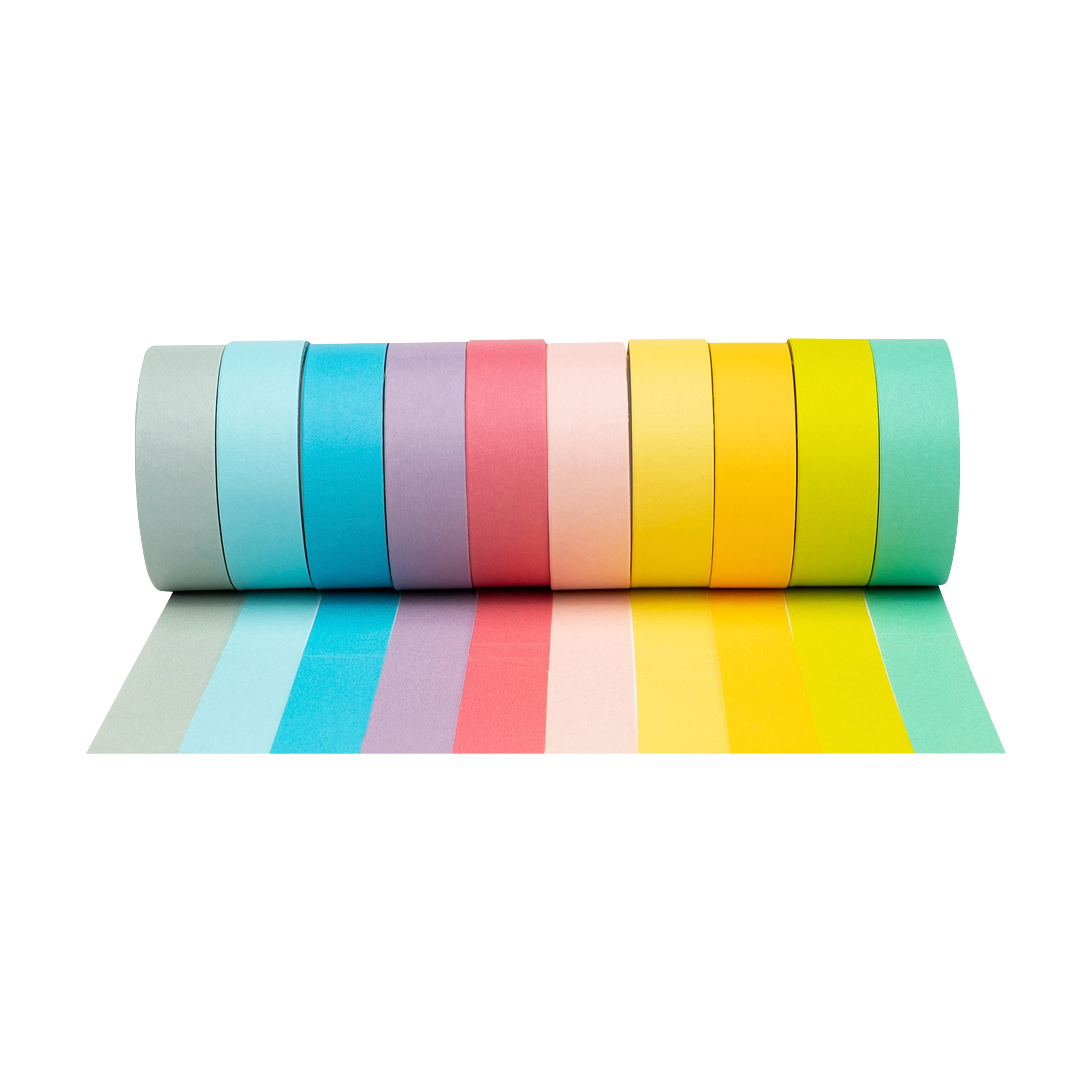 CS Washi-Tape, 10er-Set, Washi Tape, Farbe: pastell
