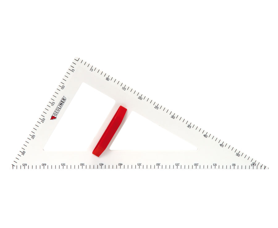 GEOLINER Winkel, rechtwinklig, 60 cm