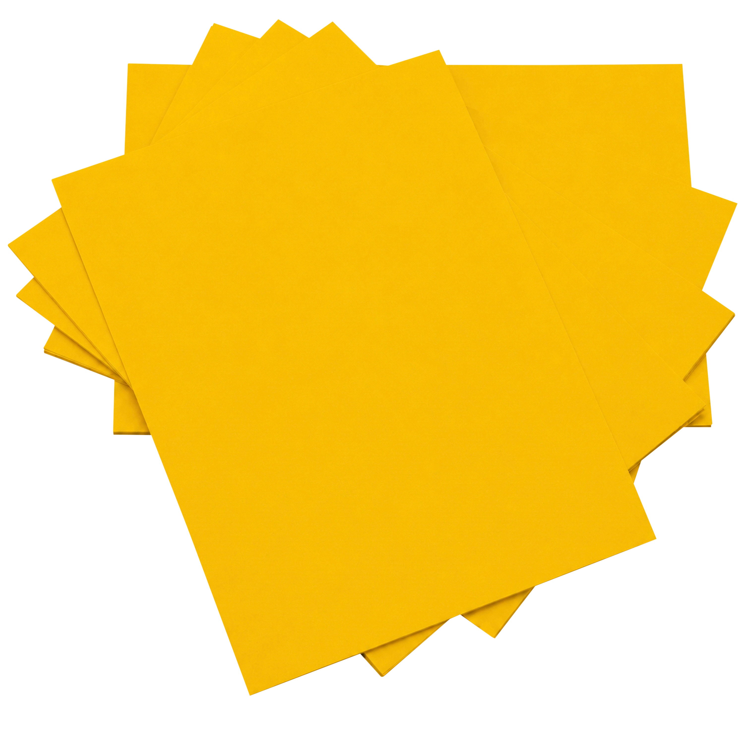 MAESTRO Farbiges Kopierpapier, DIN A4, 500 Blatt, Farbe: intensivgelb