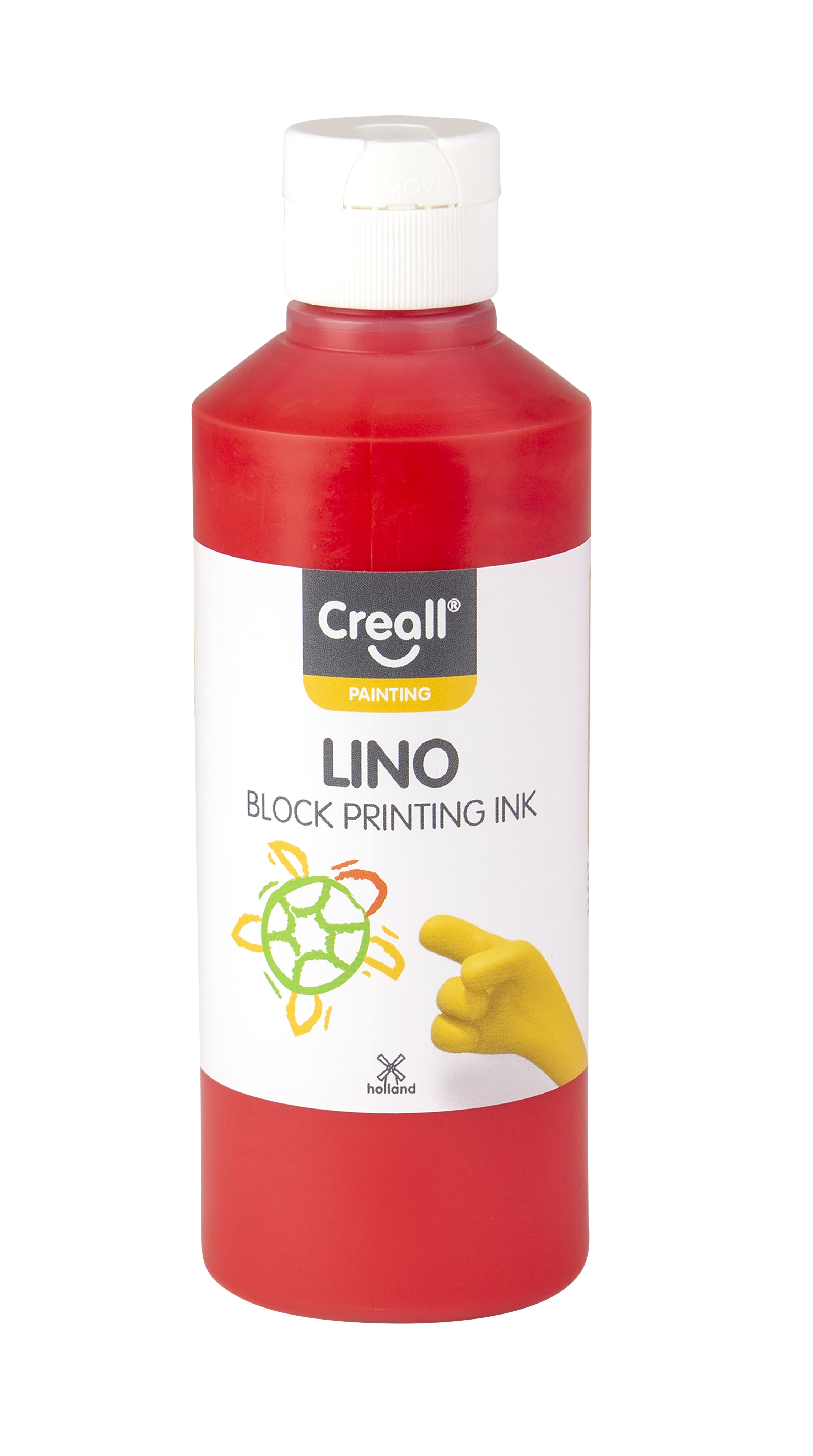 Creall Linol-Druckfarbe, Farbe: hellrot