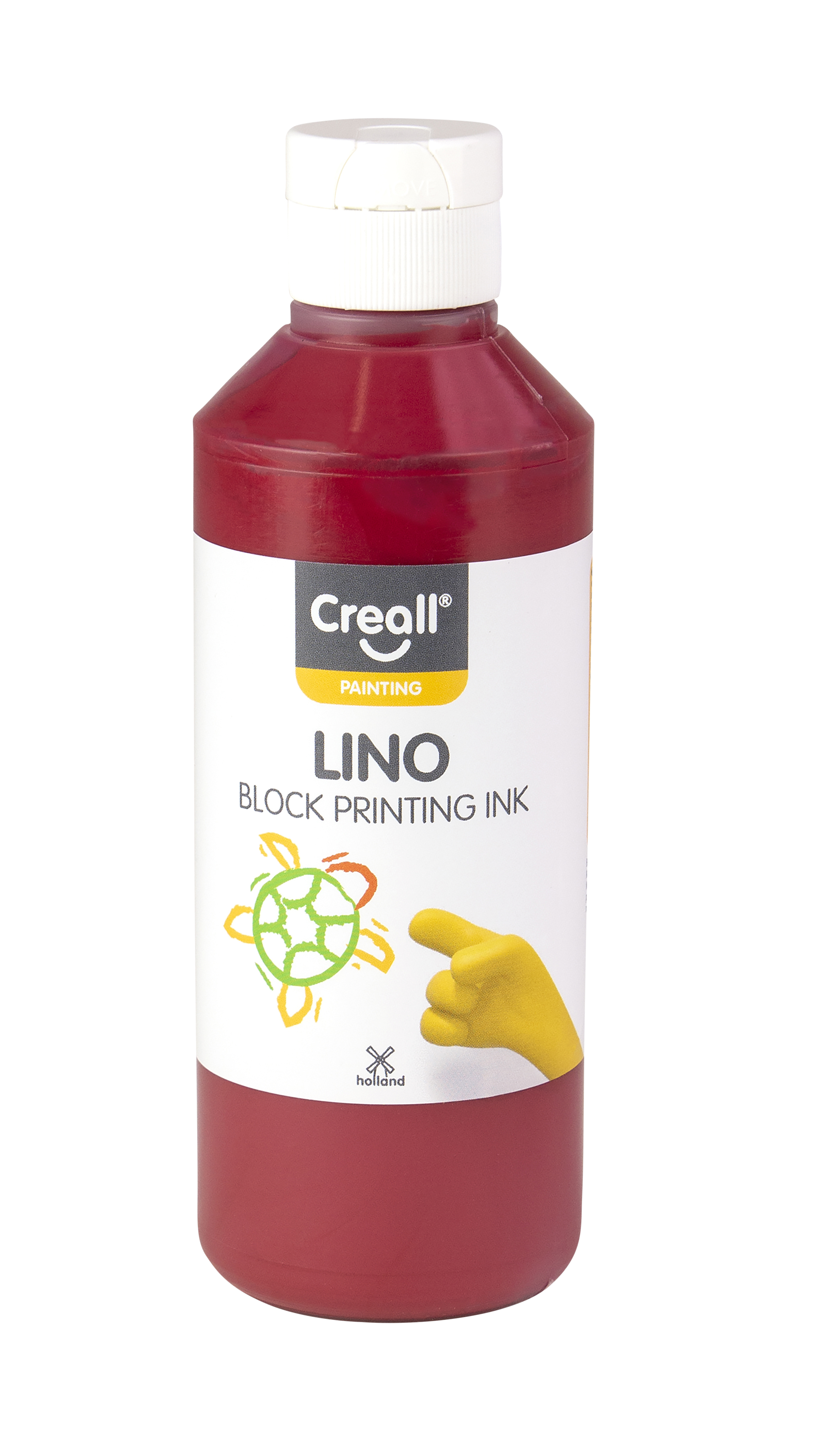 Creall Linol-Druckfarbe, Farbe: dunkelrot