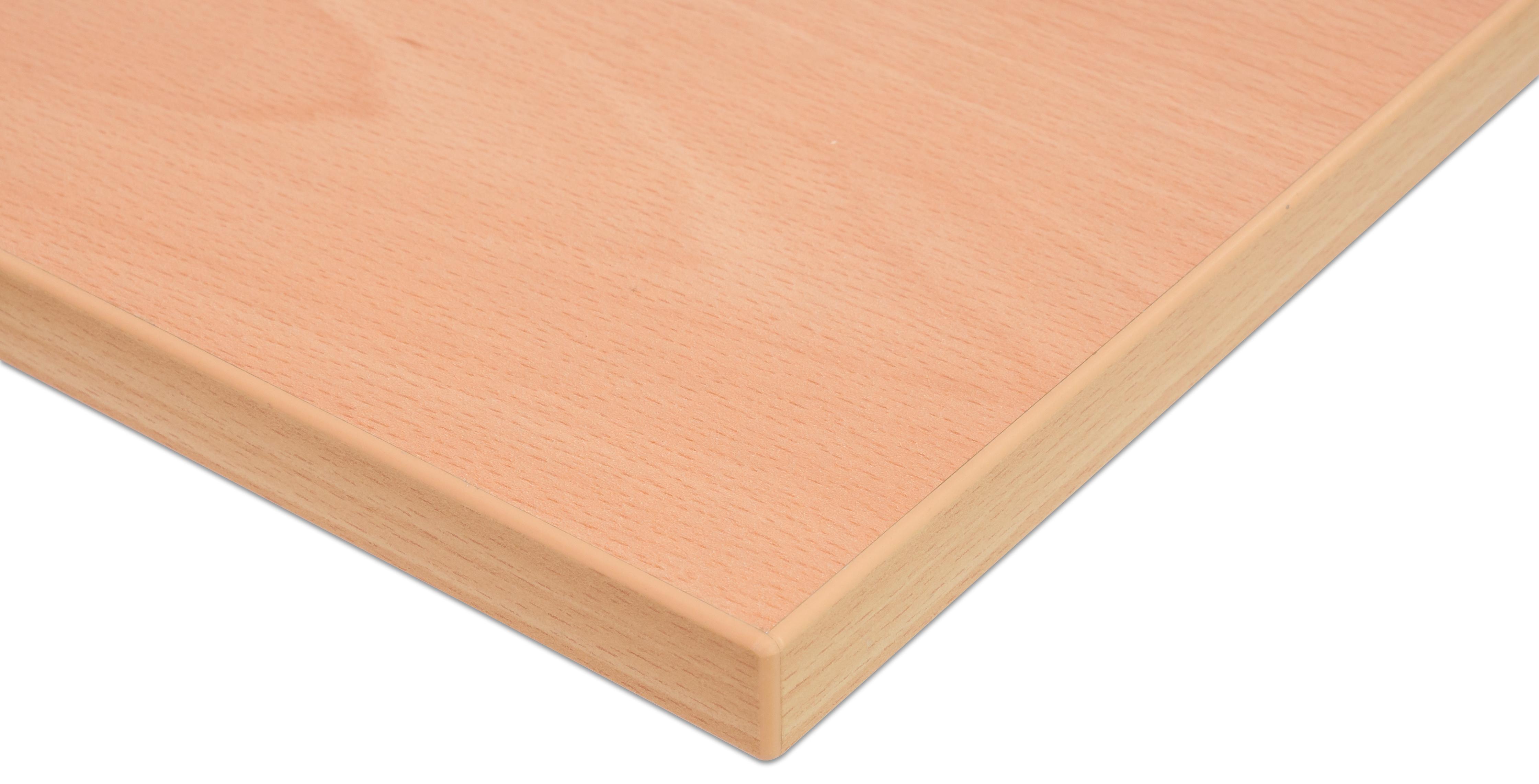 Flexeo Fachboden 443 x 325 x 19 mm inkl. 4 Fachträgern, Holzdekor: Buche dunkel