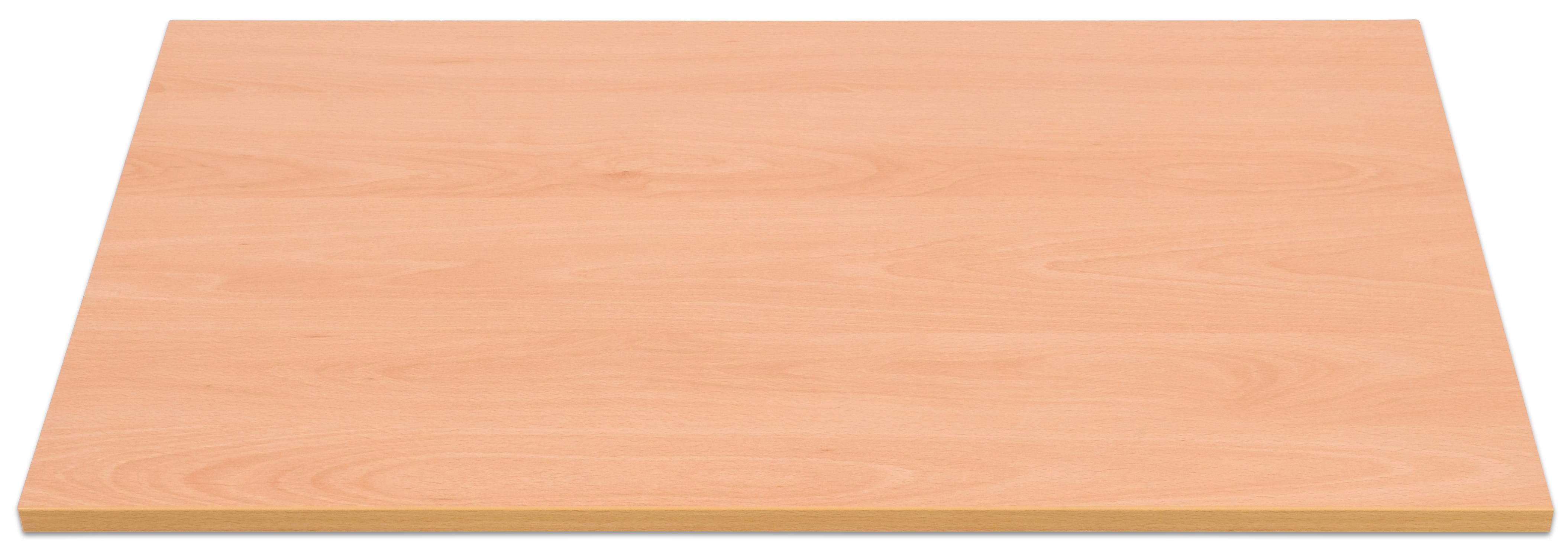 Flexeo Fachboden 603 x 425 x 19 mm inkl. 4 Fachträgern, Holzdekor: Buche dunkel