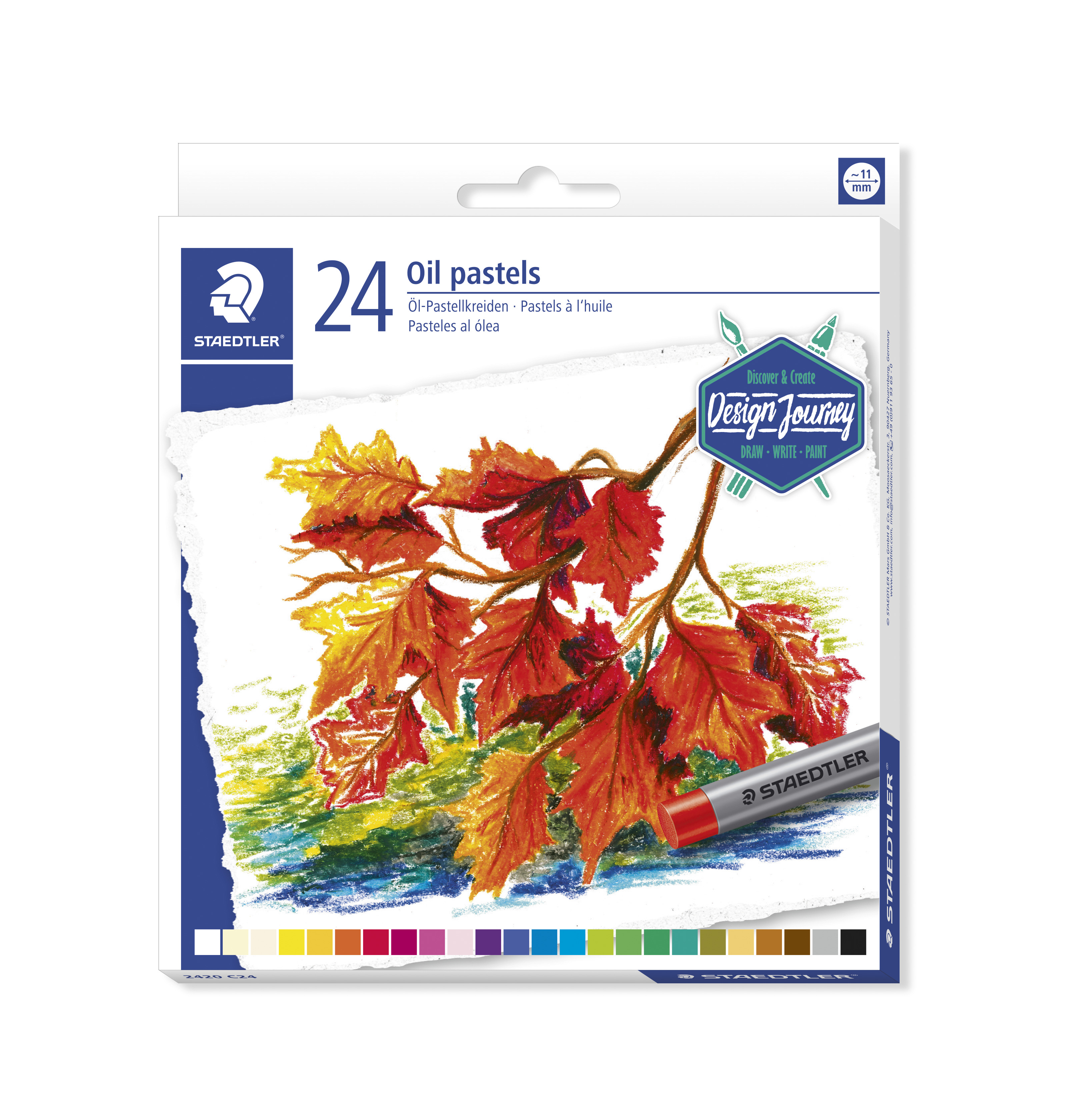 STAEDTLER Ölpastellkreide, Farbe: 24 Farben