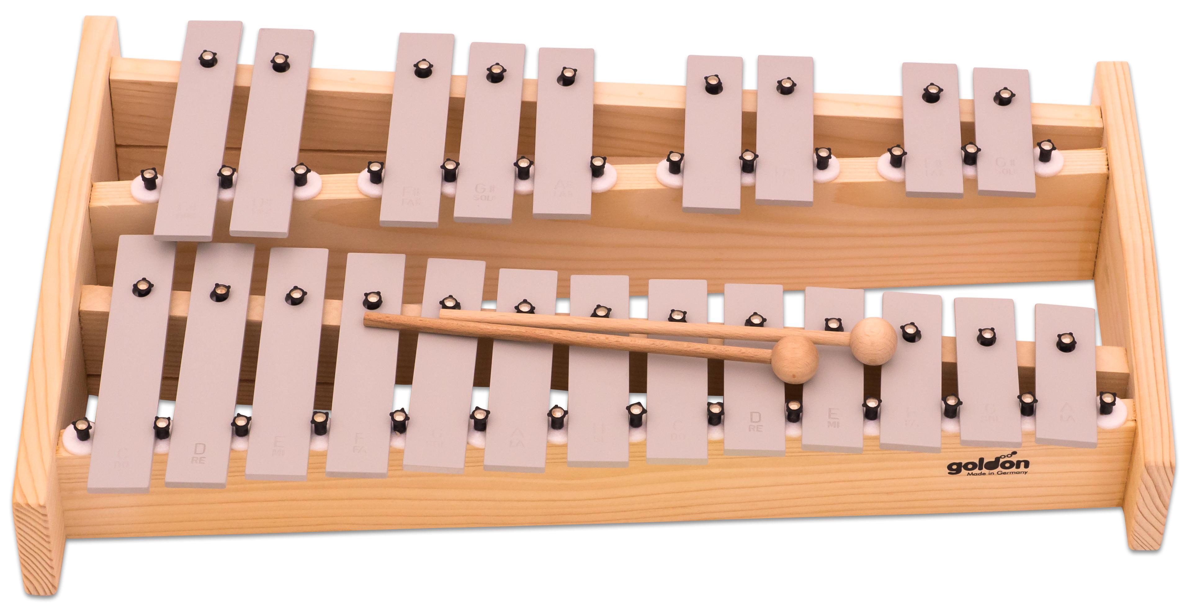 Goldon Chromatisches Metallophon, Stimmlage: Sopran