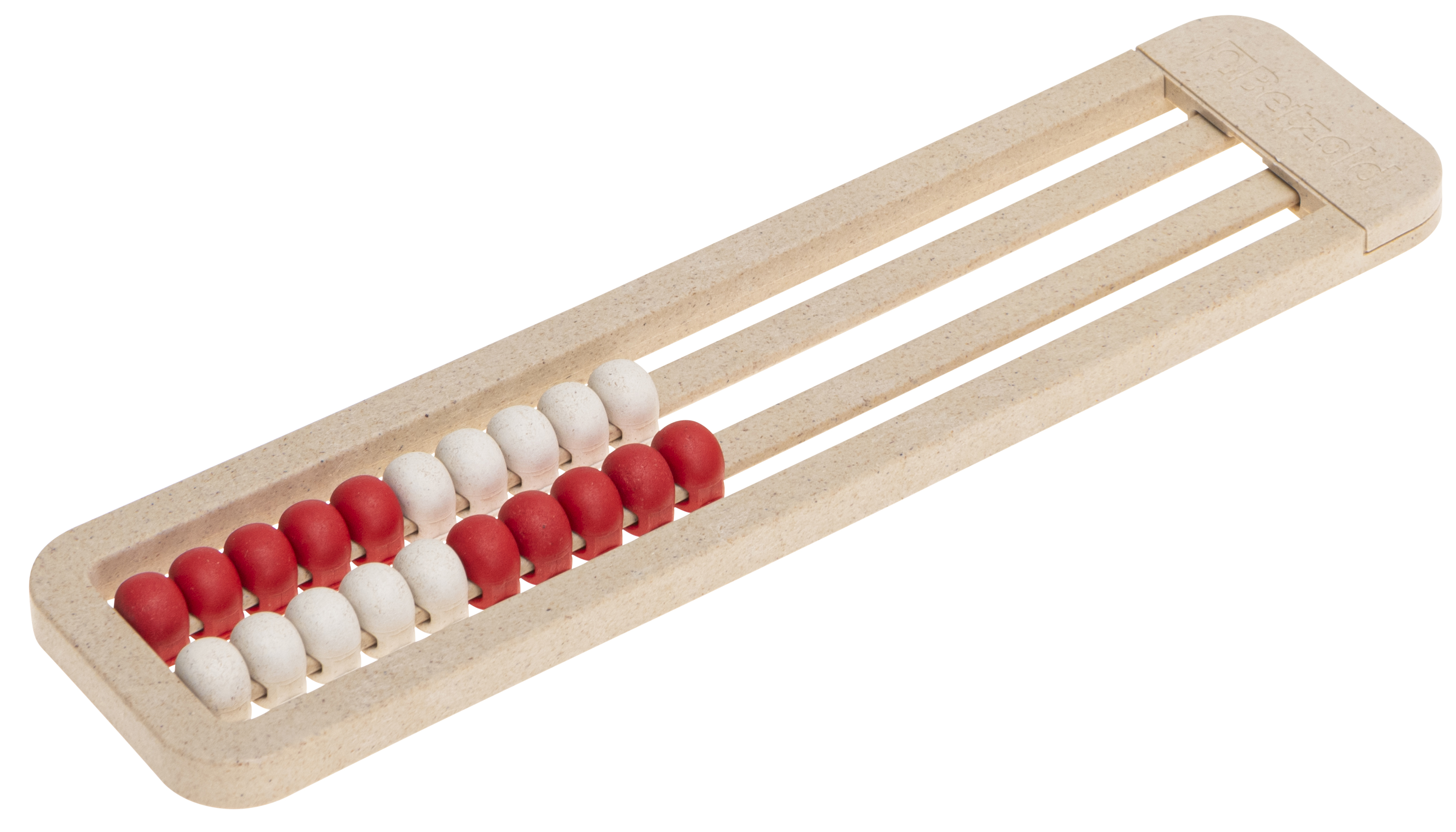 Betzold Rechenrahmen aus treeNside-Material, ZR bis 20, Farbwechsel, Farbe: rot/weiß