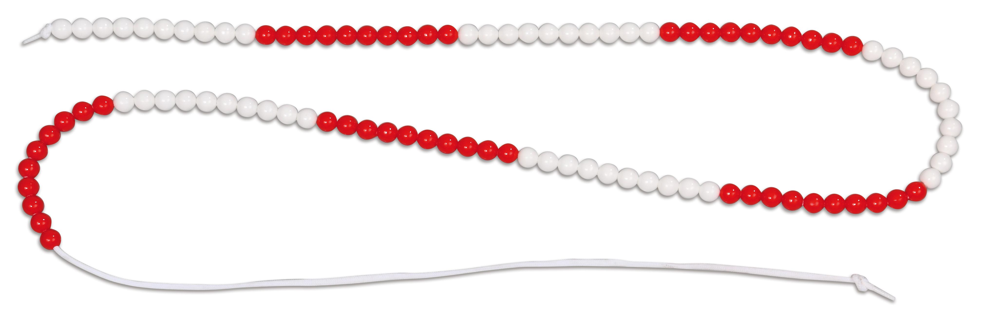 Betzold Rechenkette bis 100, Ausführung: Schülerrechenkette weiß/rot
