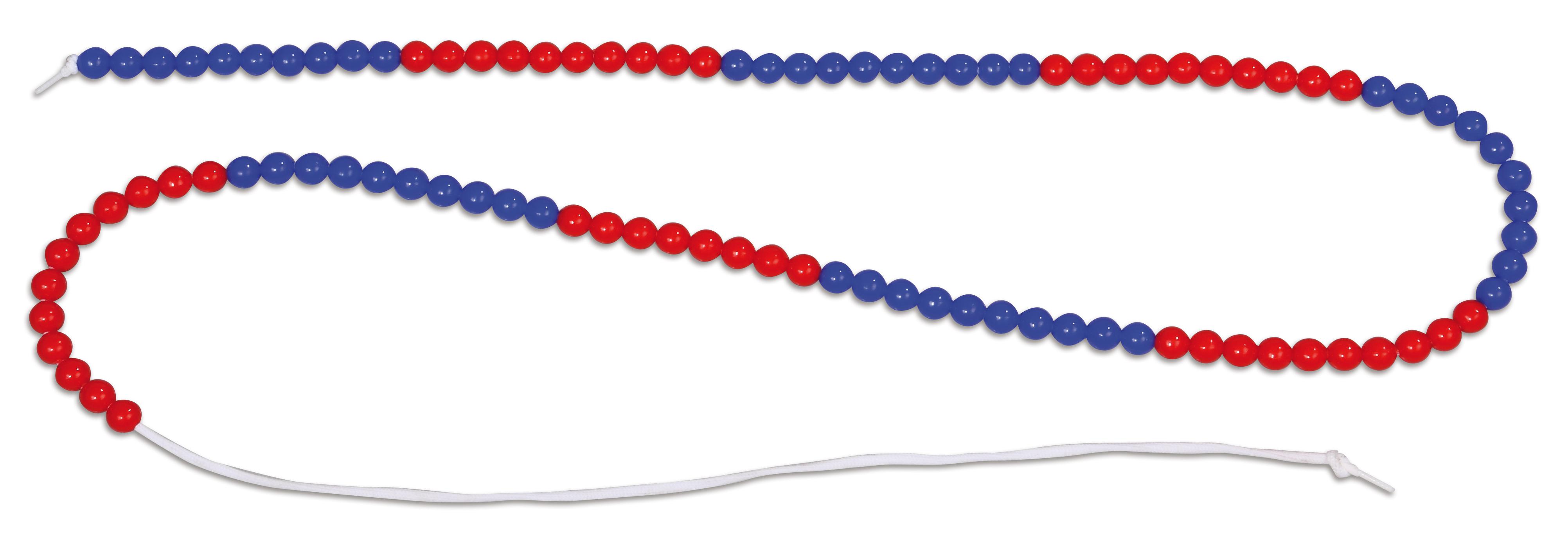 Betzold Rechenkette bis 100, Ausführung: Schülerrechenkette blau/rot