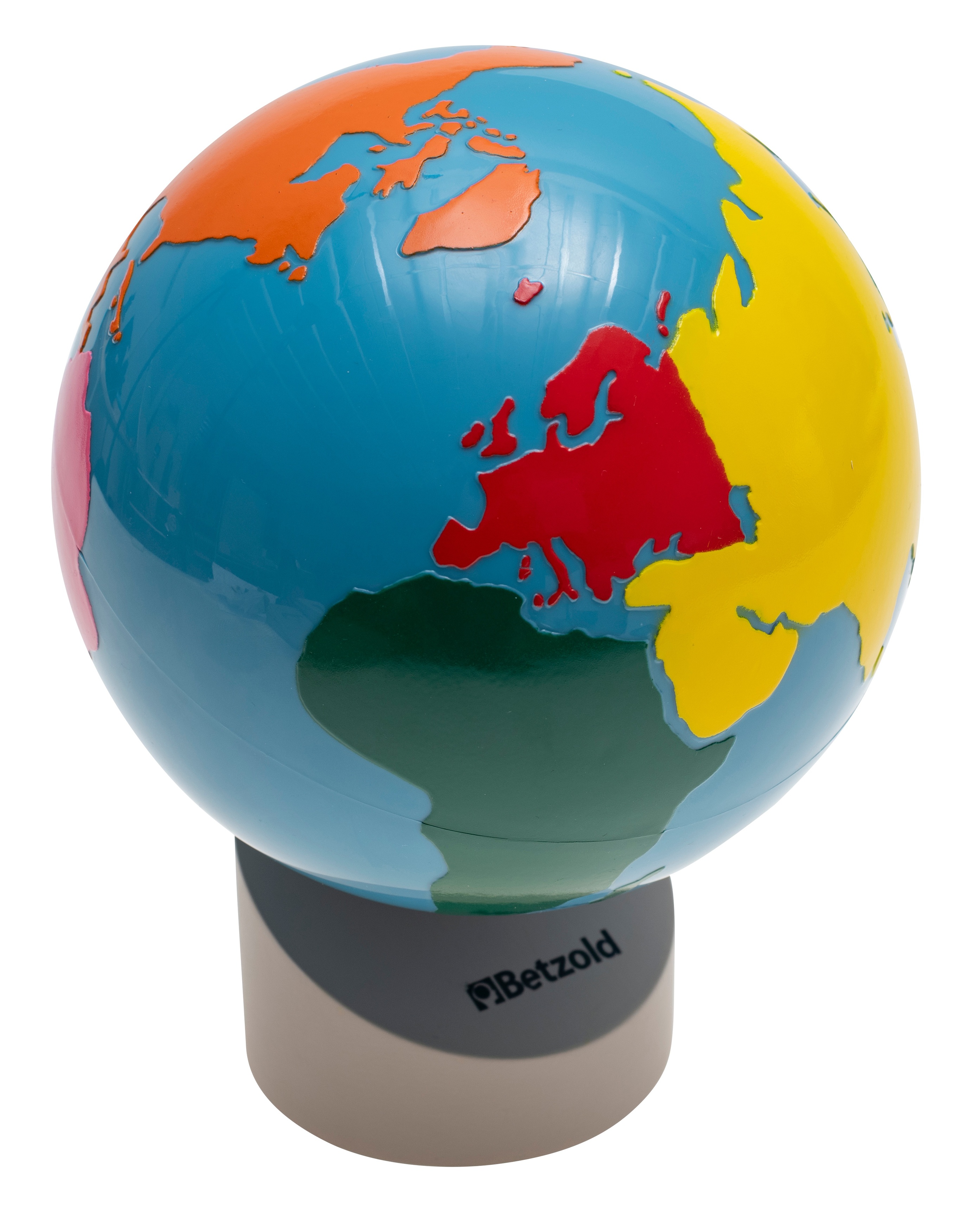 Betzold Globus mit Erdteilen in Farbe