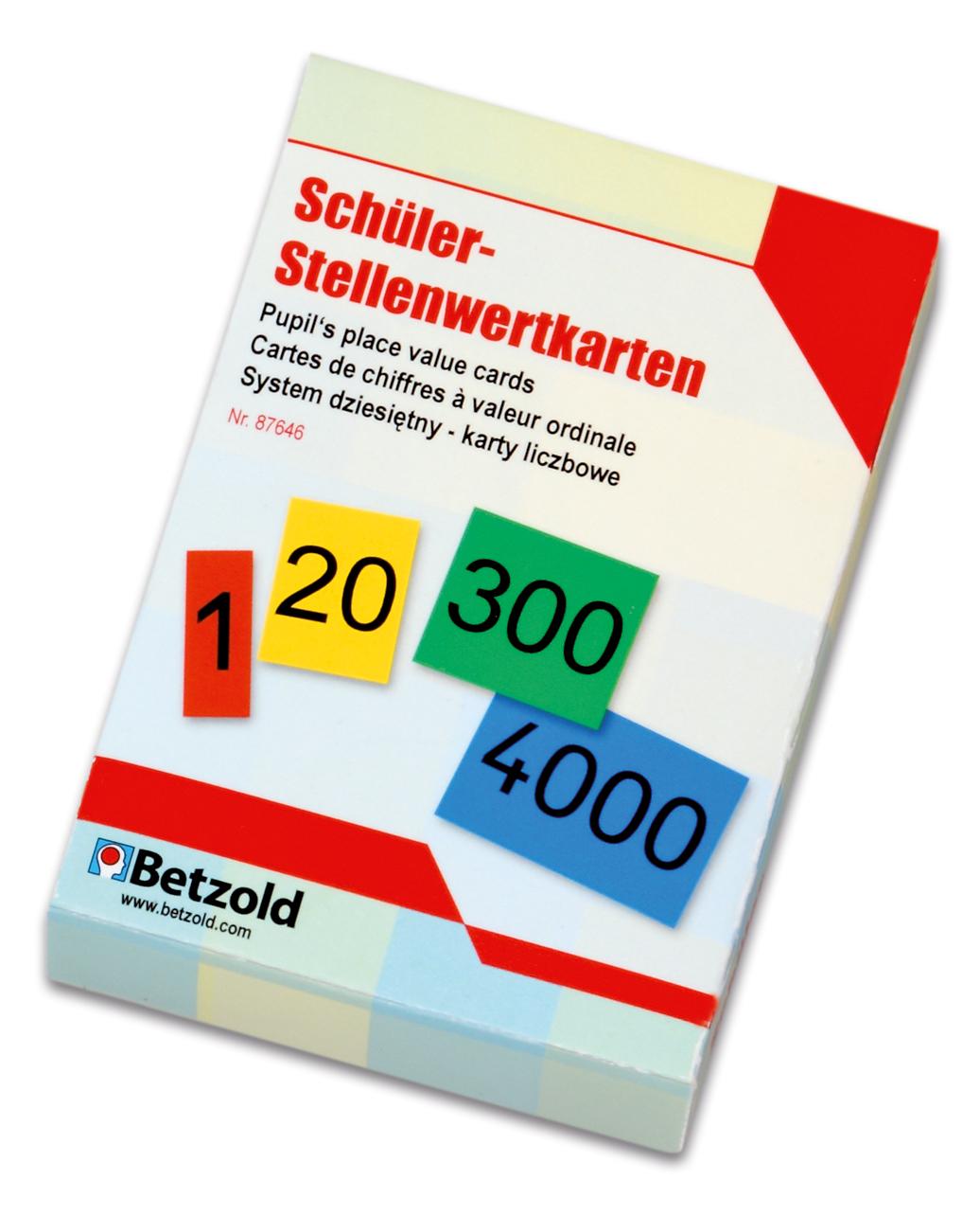 Betzold Stellenwertkarten aus Karton