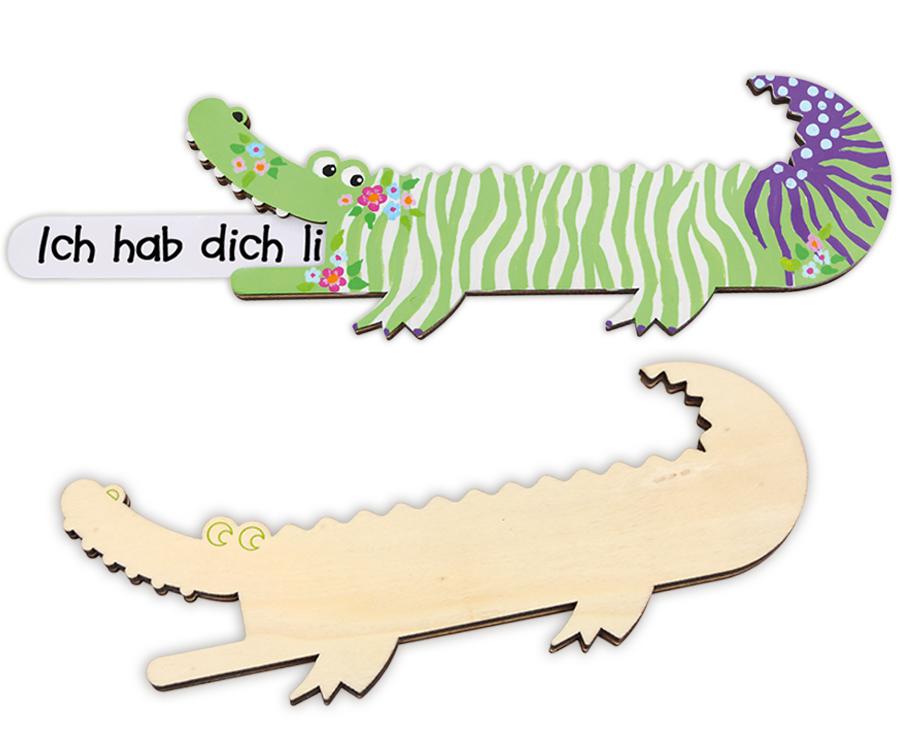 Betzold Lesekroko „Spucks-Aus“, blanko