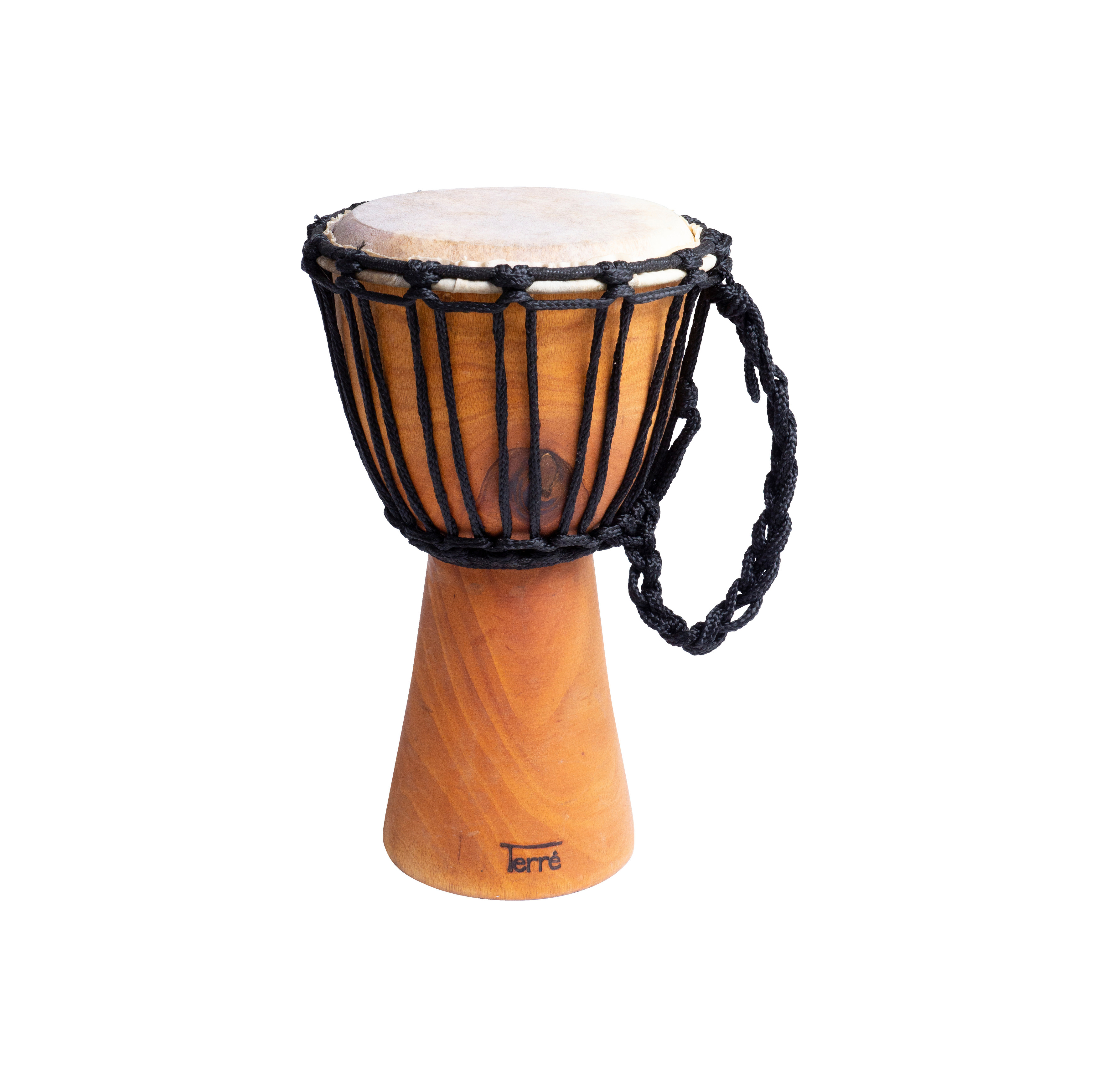 Terré Djemben aus Hartholz, Größe: 30 cm hoch - Ø 18 cm