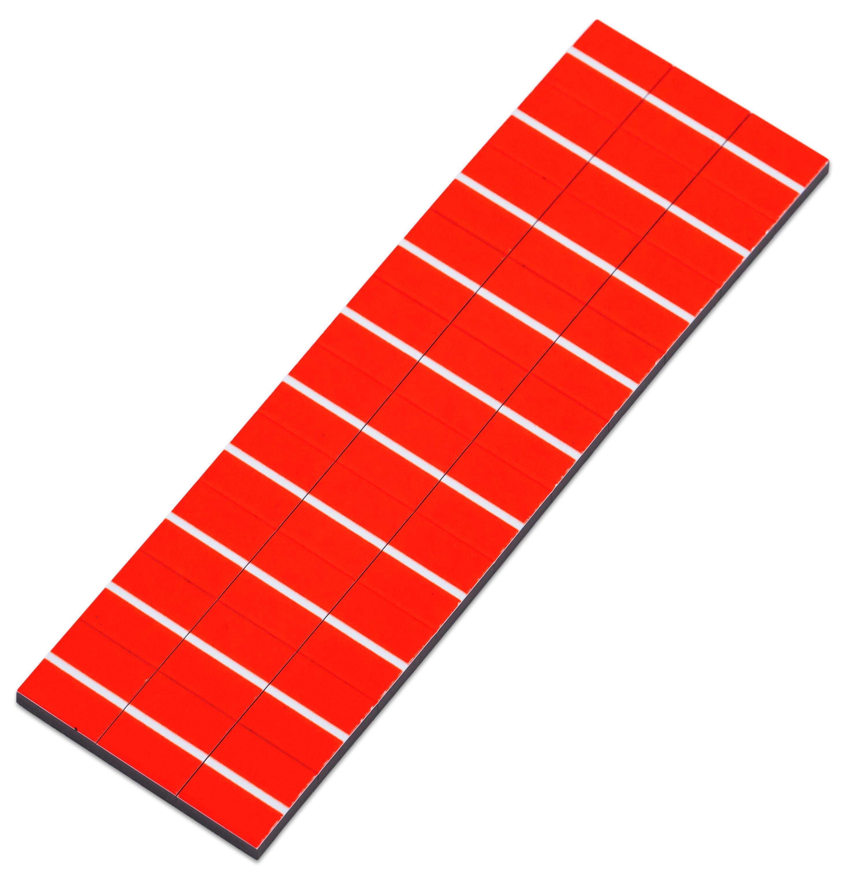 Betzold Magnetsymbole, 30 Stück, Farbe: rot gestreift