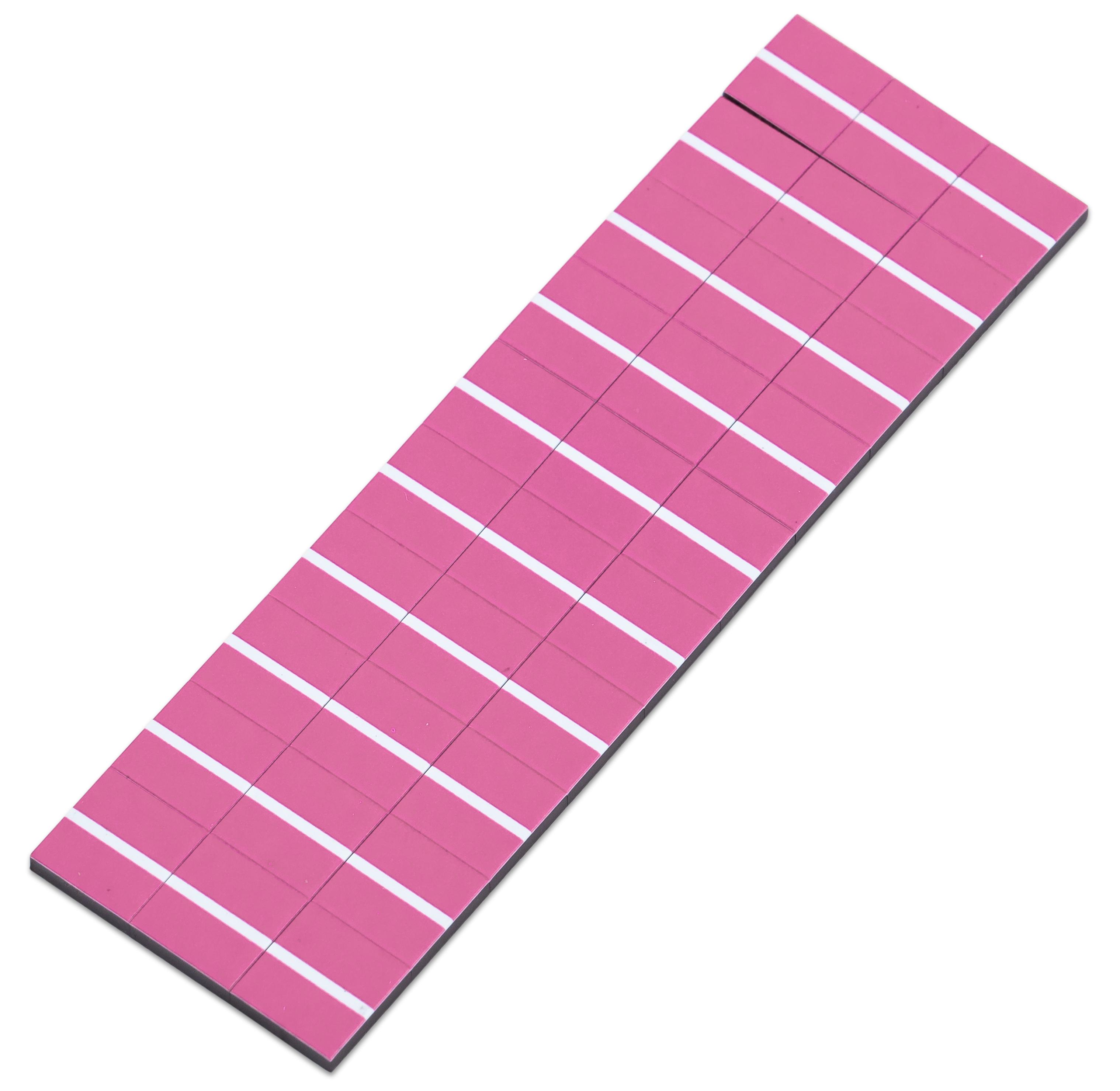 Betzold Magnetsymbole, 30 Stück, Farbe: rosa gestreift