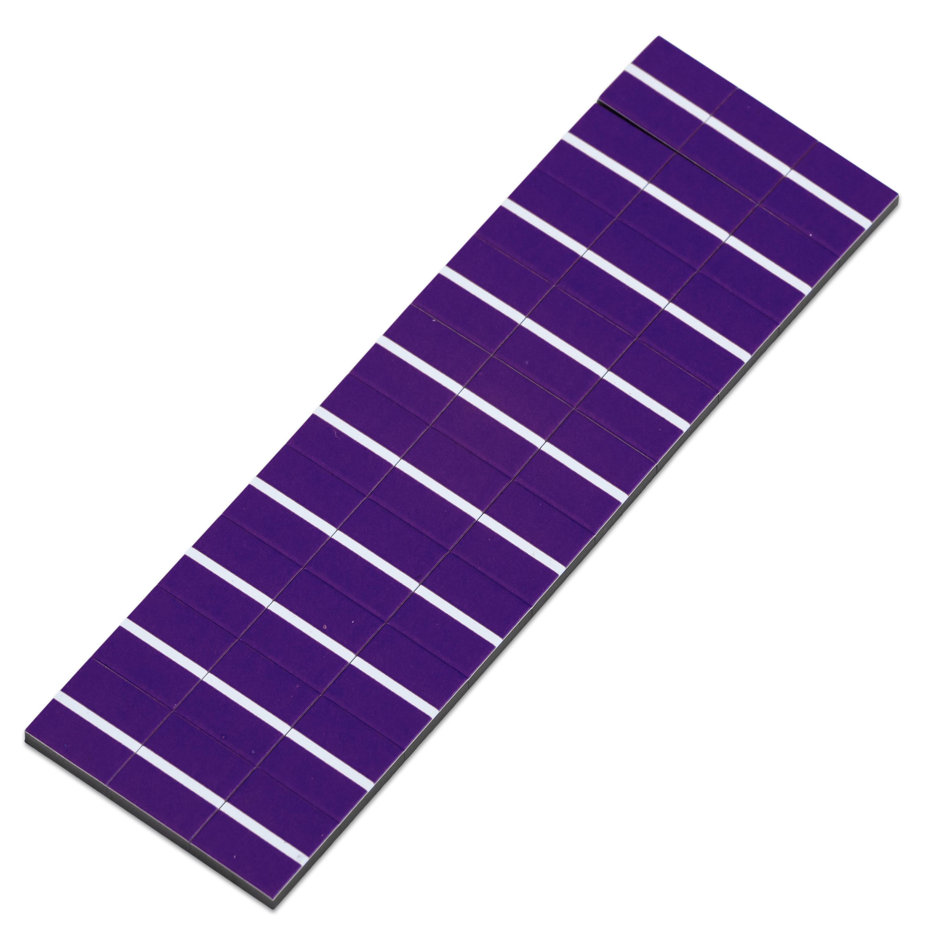 Betzold Magnetsymbole, 30 Stück, Farbe: lila gestreift