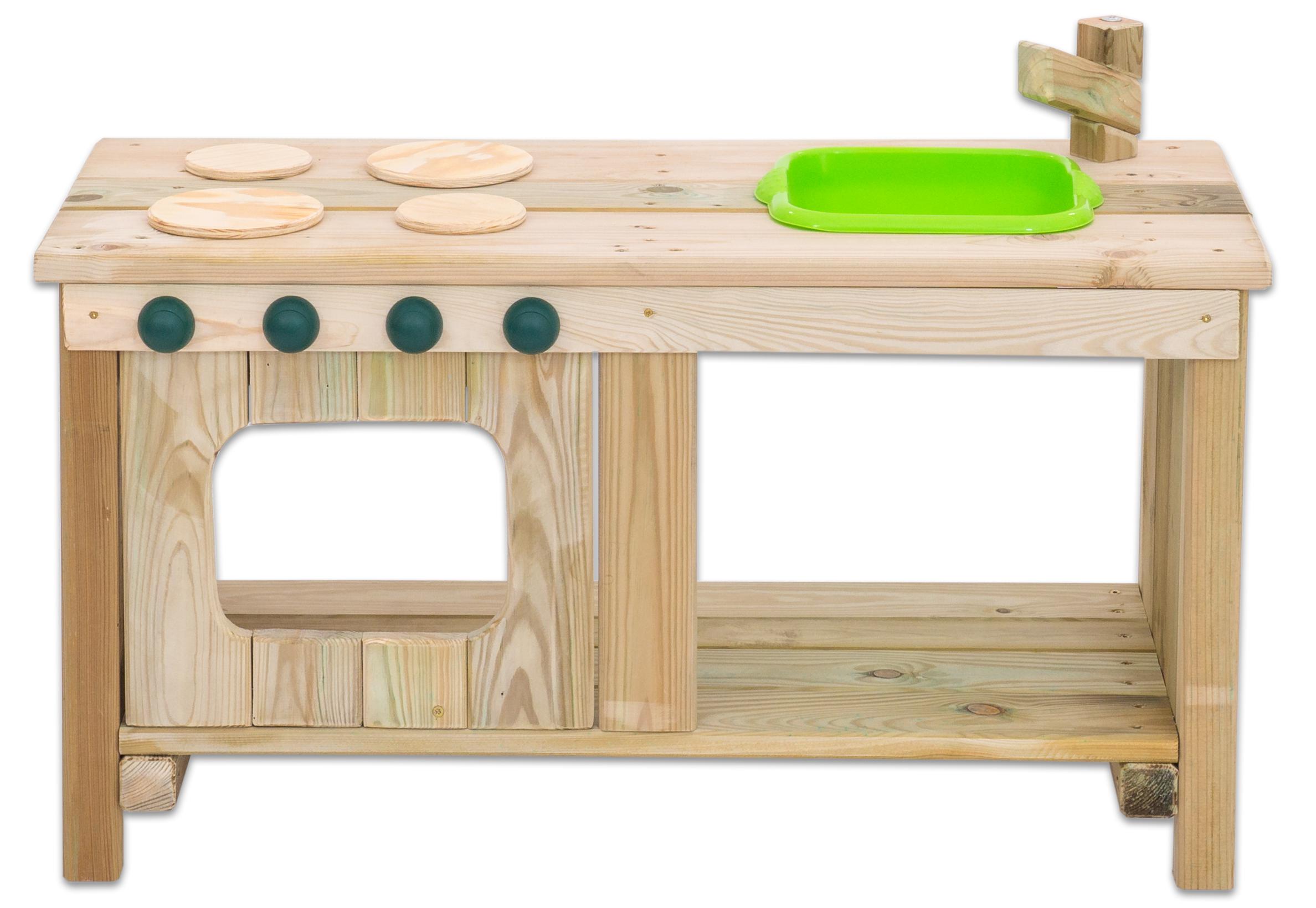 Betzold Outdoor-Krippenküche, Farbe: grün