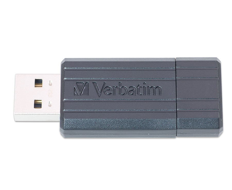 Verbatim USB-Stick PinStripe, schwarz, Speicher-Kapazit&auml;t: 16 GB