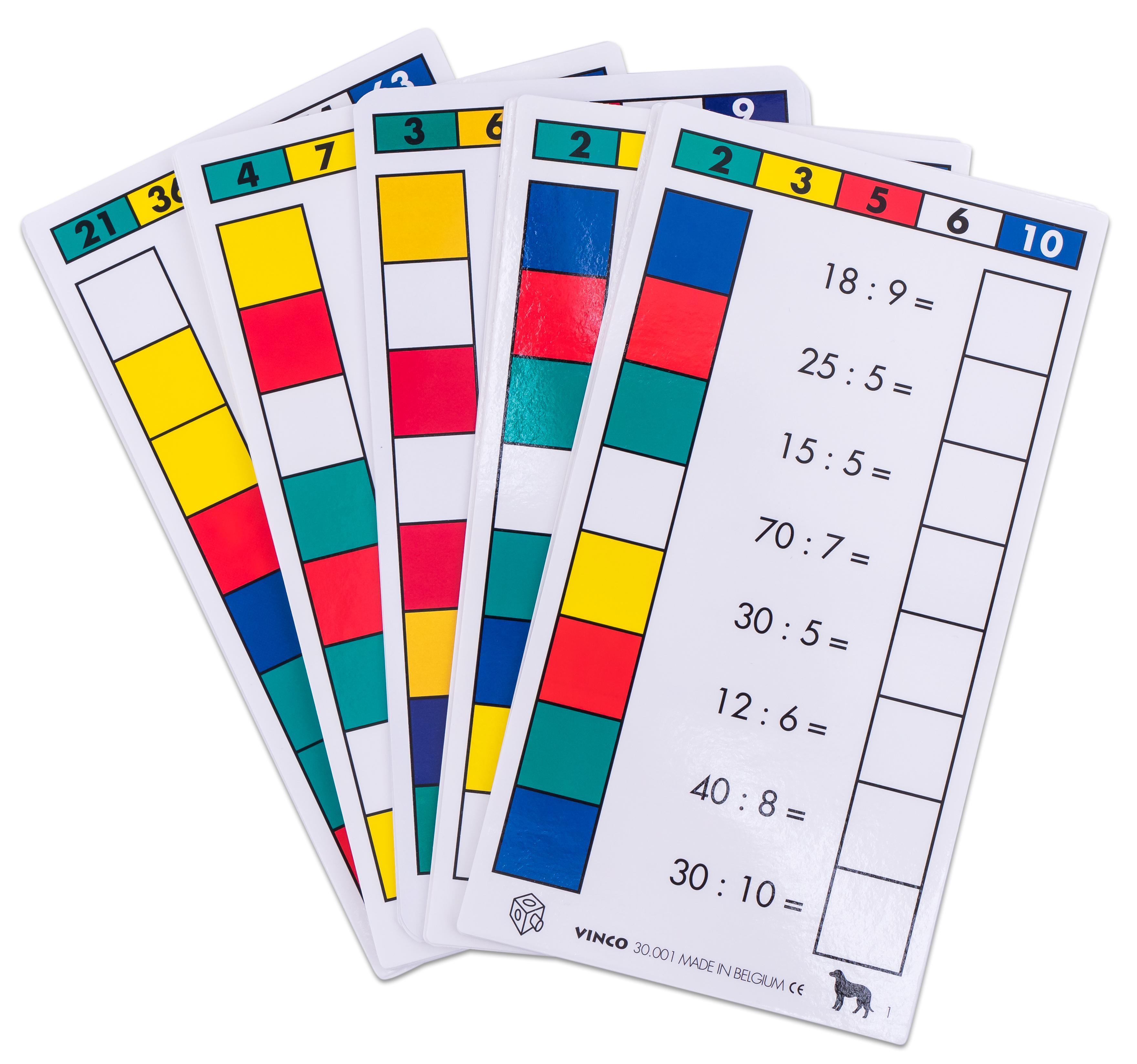 Betzold Cube Control Einmaleins - Aufgabenkarten, Ausführung: 2er/5er/4er/8er Einmaleins