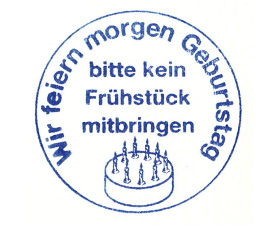 Betzold Stempel „Wir feiern Geburtstag“, 5 Stück, Setgröße: 5 Stück
