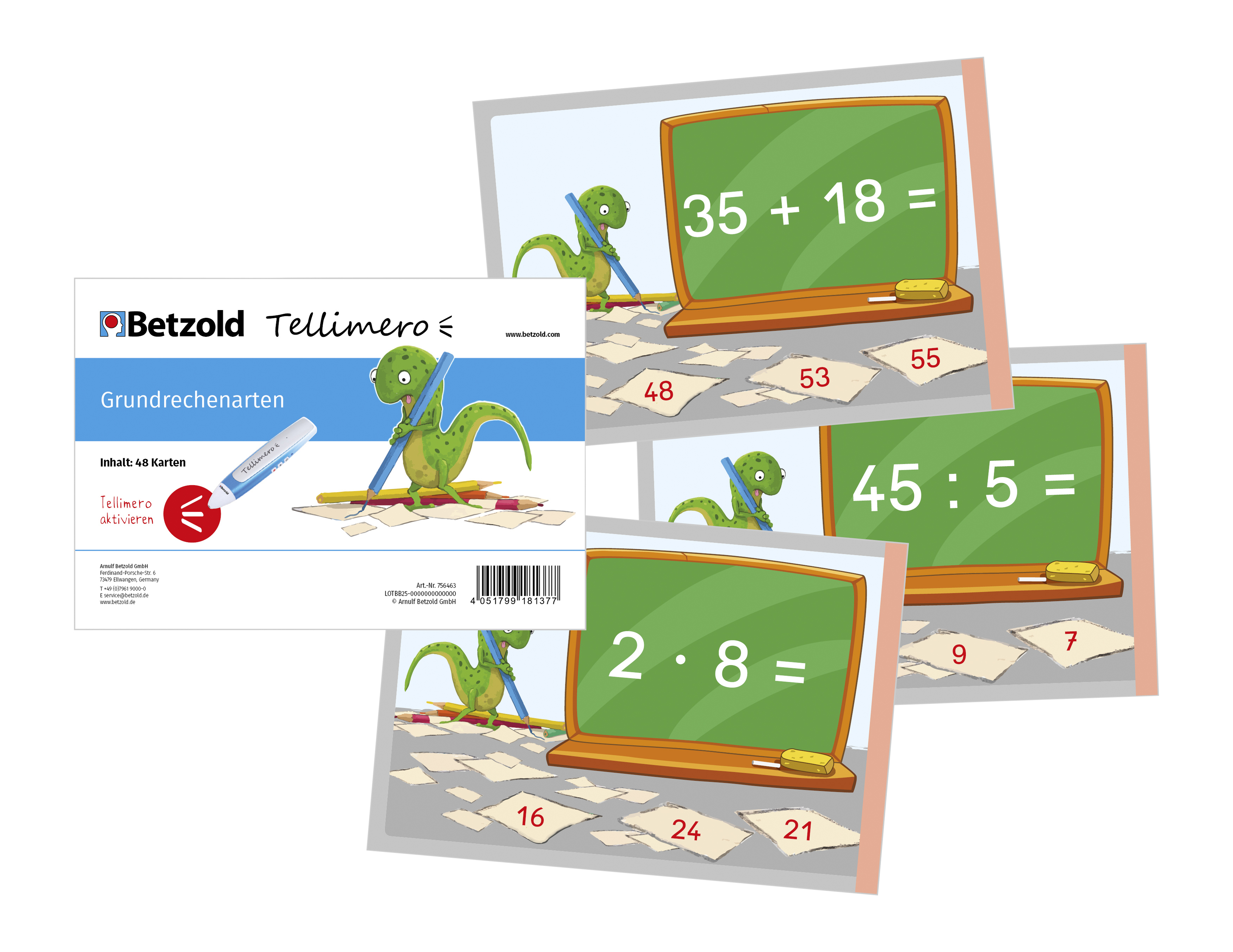 Tellimero Rechenkarten „Grundrechenarten“