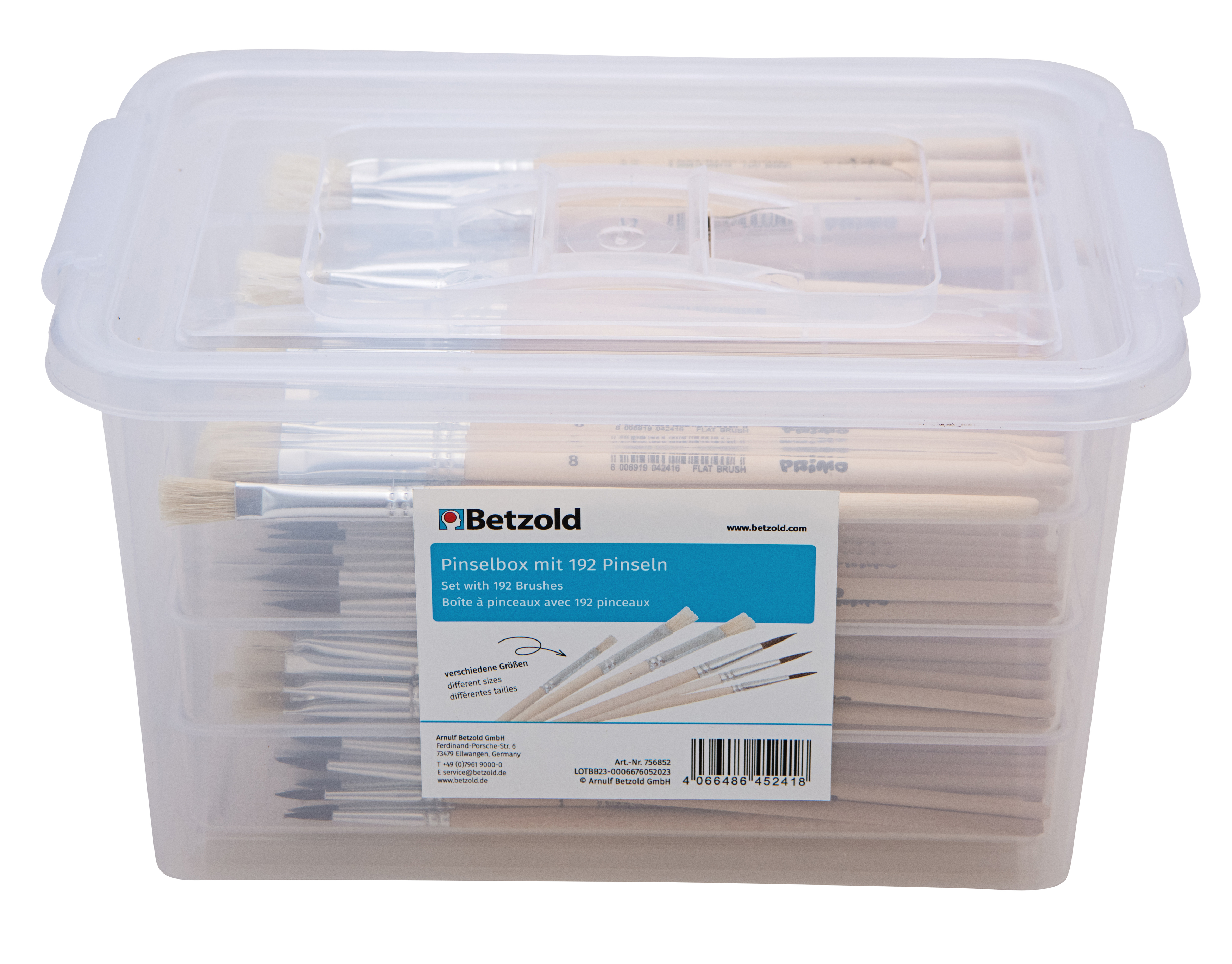 Betzold Pinsel-Set mit 192 Pinseln