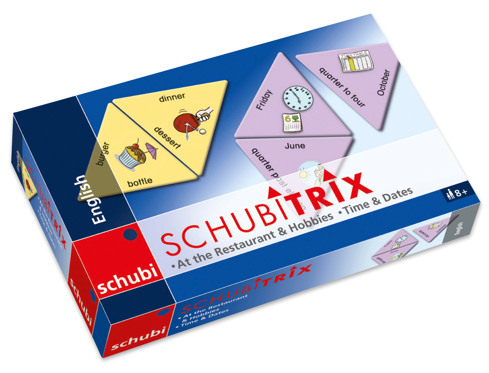 SCHUBITRIX English „At the Restaurant & Hobbies, Time & Dates“