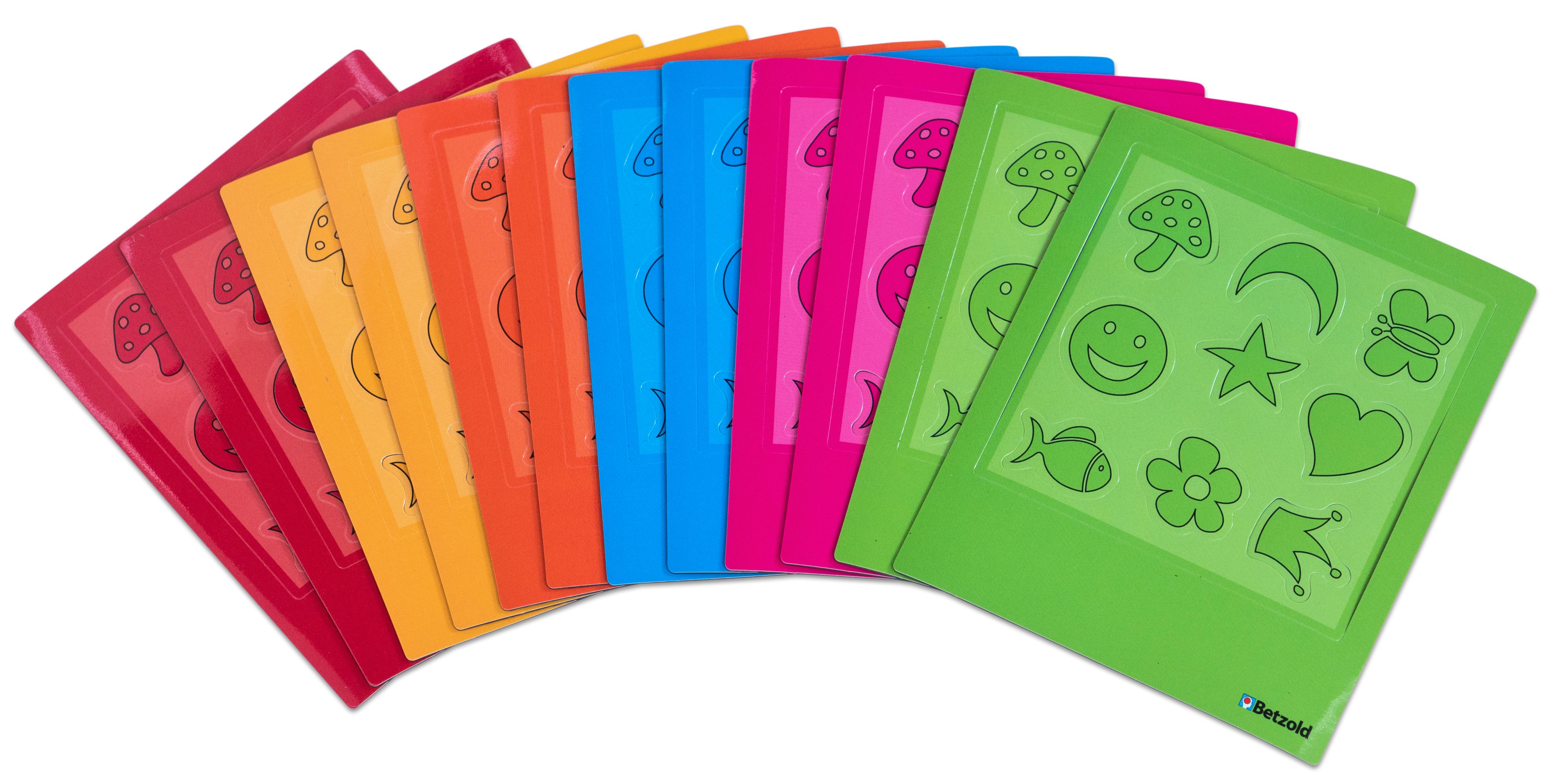 Betzold magnetische Bilderrahmen, 12 Stück mit Motivmagneten