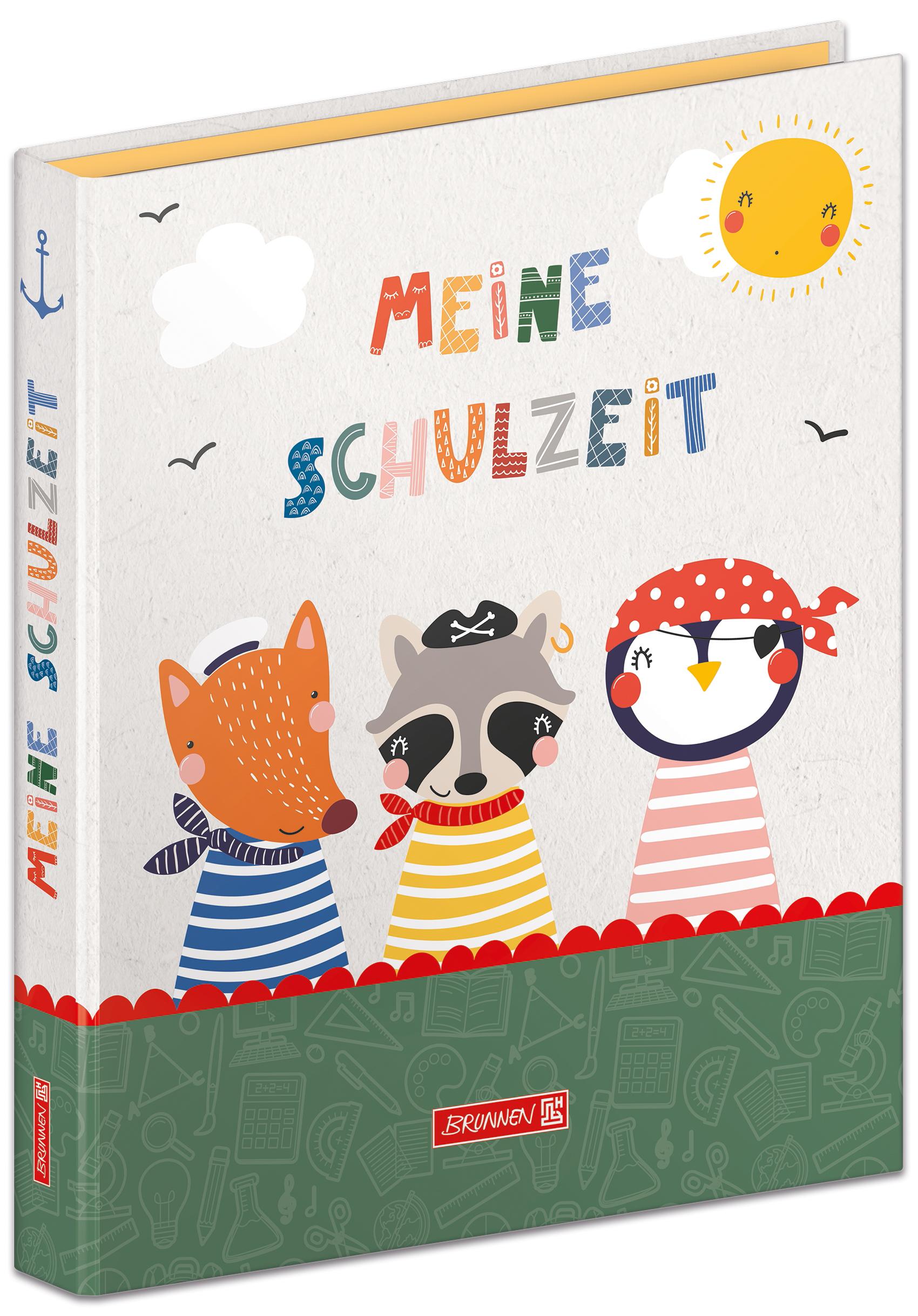 Brunnen Zeugnismappe „Meine Schulzeit“, mit Register, DIN A4
