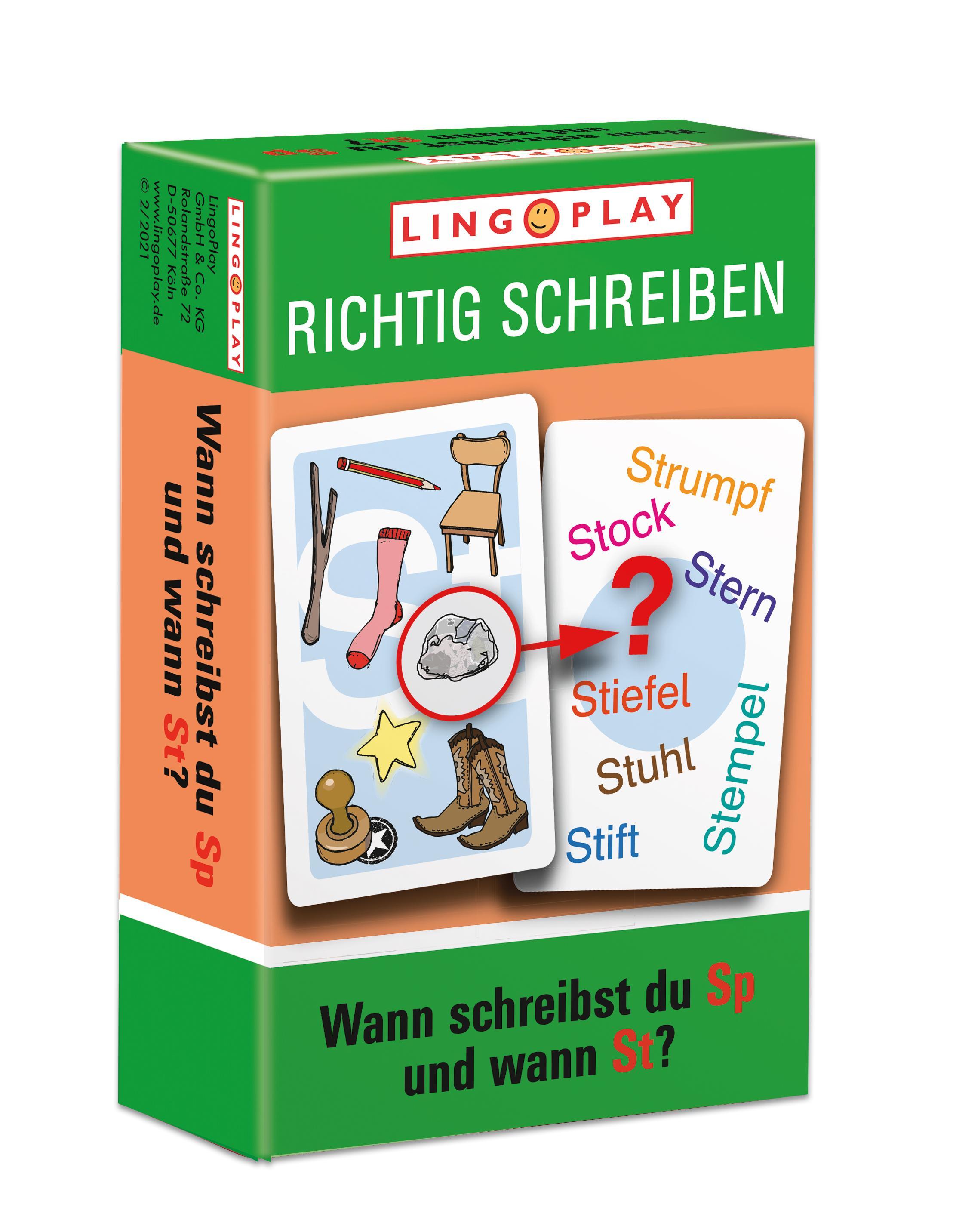 Lingo Play Richtig Schreiben - Wann schreibst du St und wann Sp?