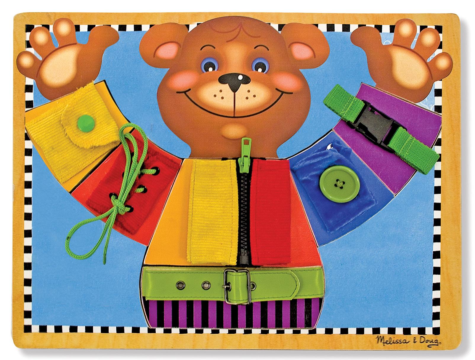 Melissa & Doug Auf-und-zu-Motorikbär