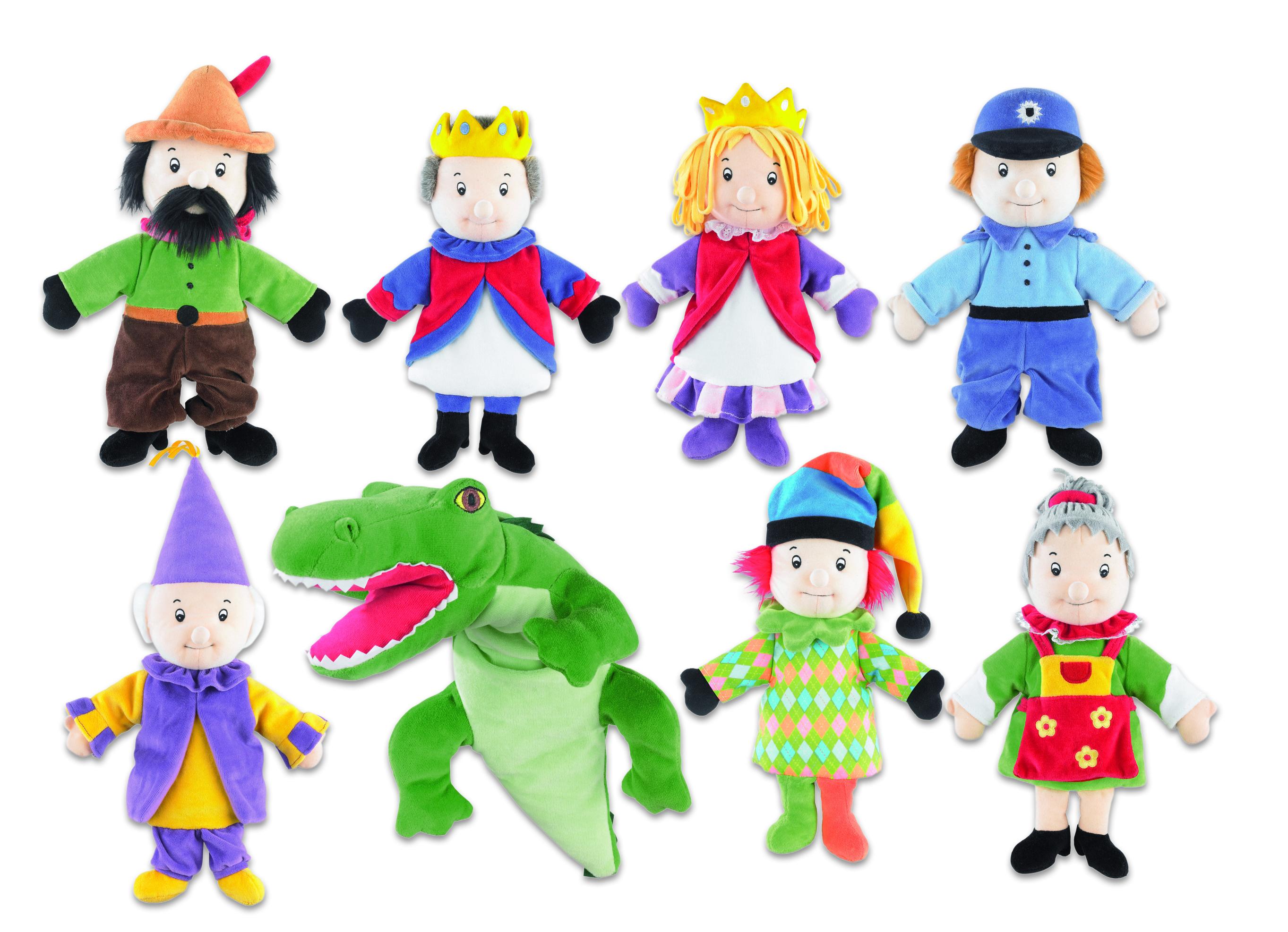 beleduc Handpuppen-Set, 8-teilig