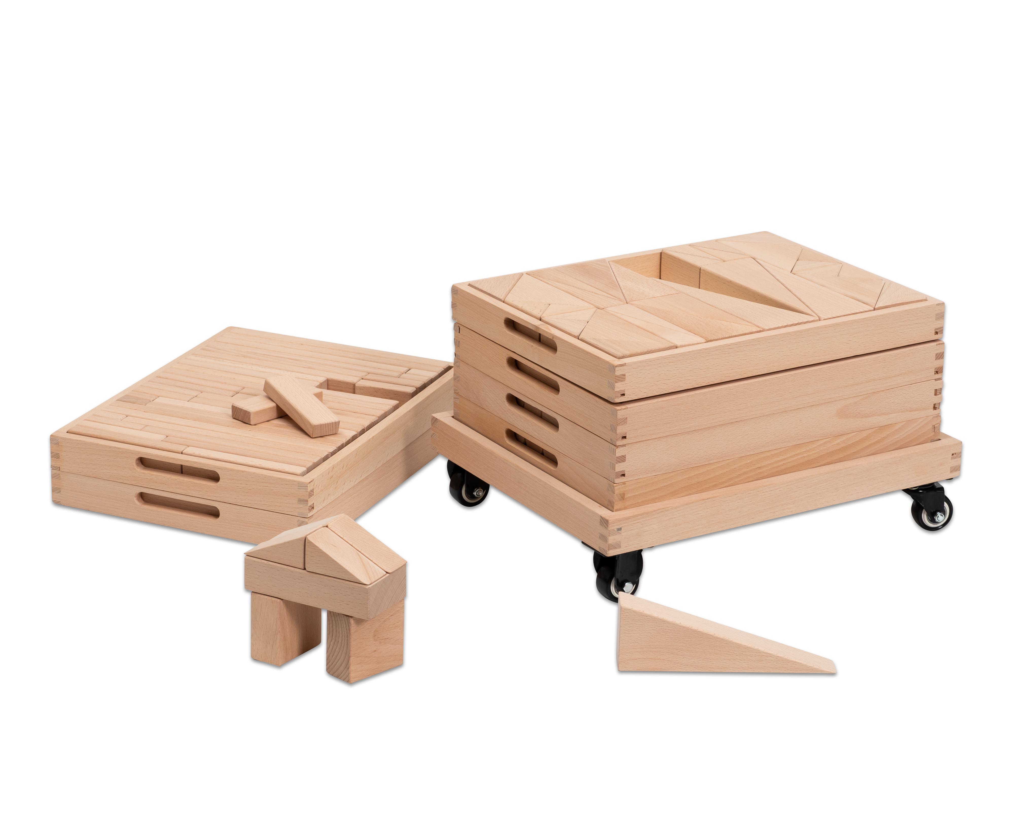 Betzold Bausteinwagen mit 6 Fächern, Ausführung: Set 1