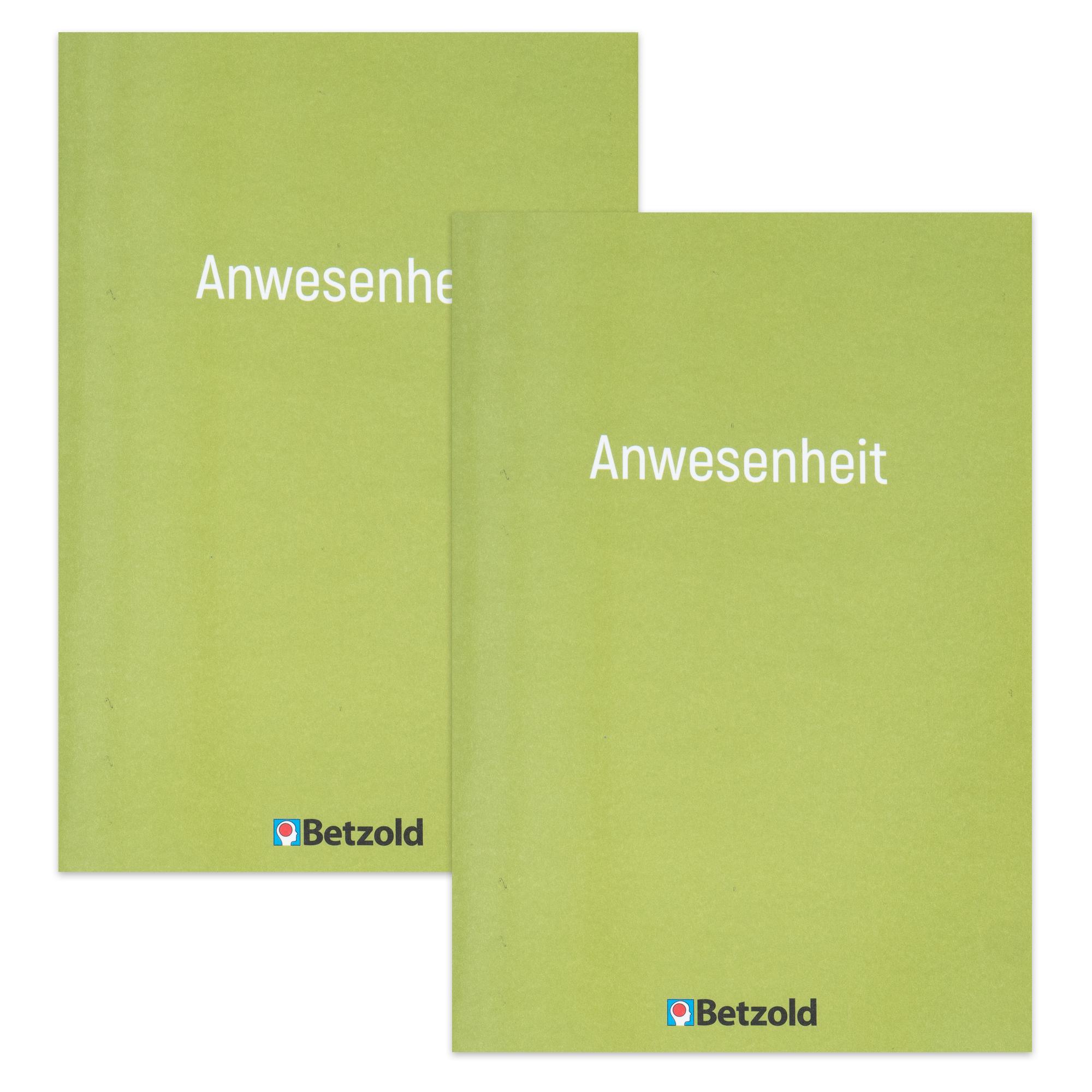 Betzold Listenhefte „Anwesenheit", 2 Stück