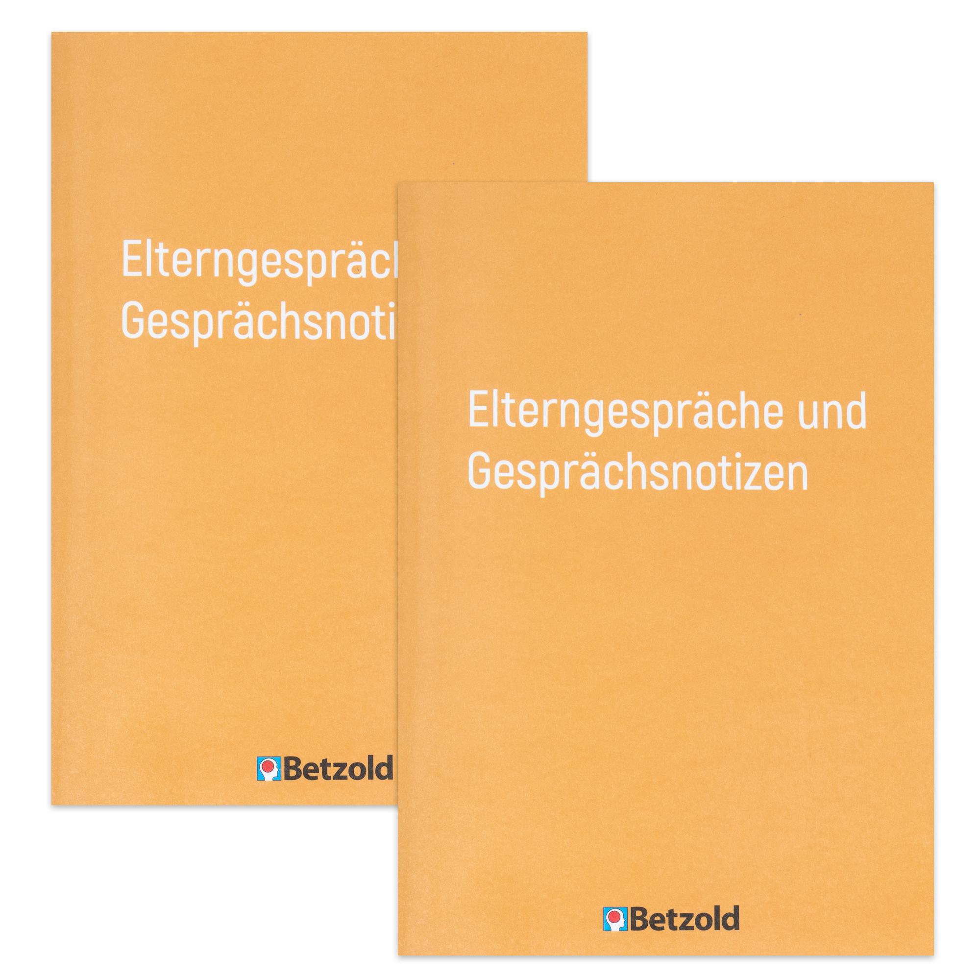 Betzold Listenhefte „Elterngespräche und Gesprächsnotizen“, 2 Stück