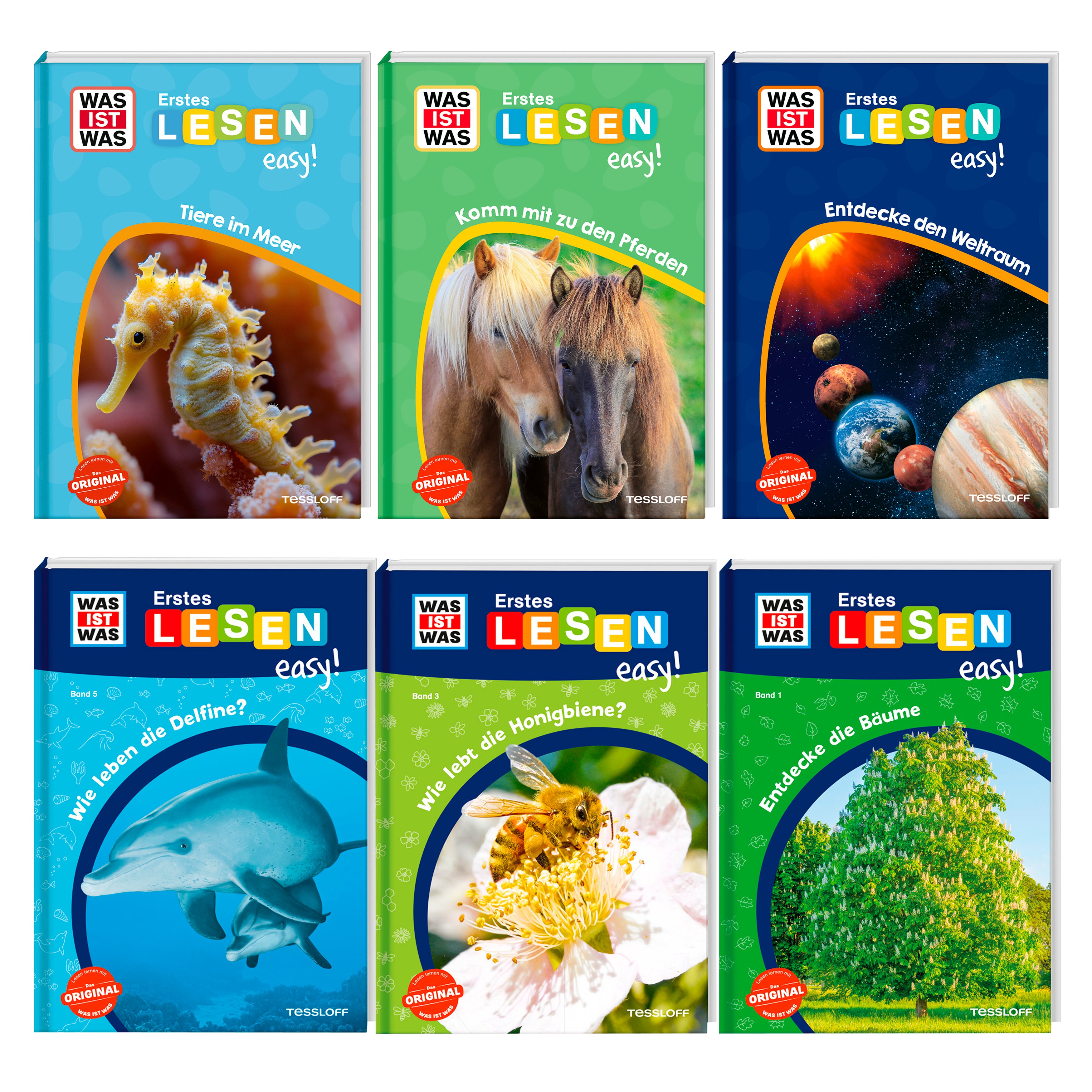 WAS IST WAS Erstes Lesen easy!, Titel: Set