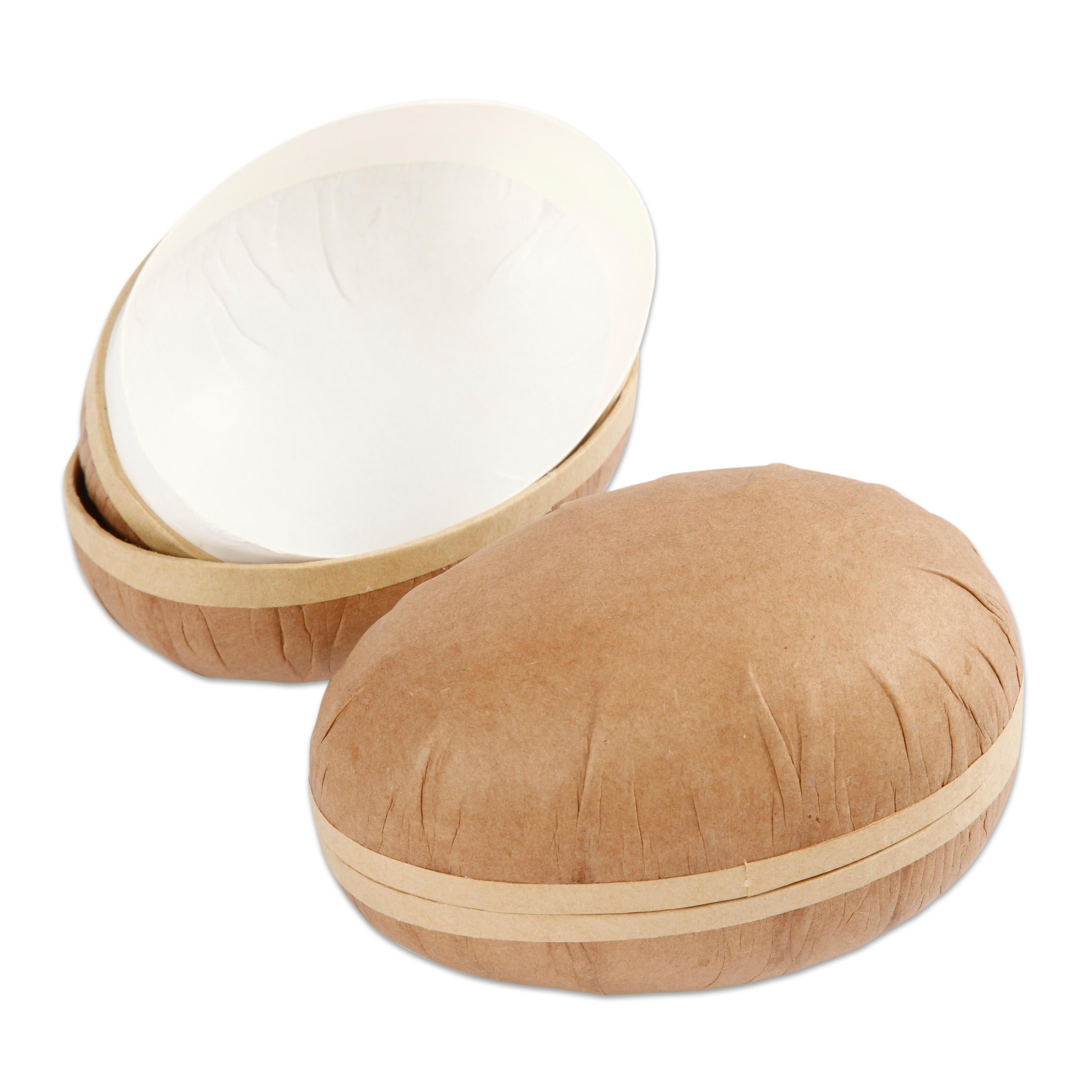 creativ company Zweiteiliges Pappmaschee-Ei, 2 Stück