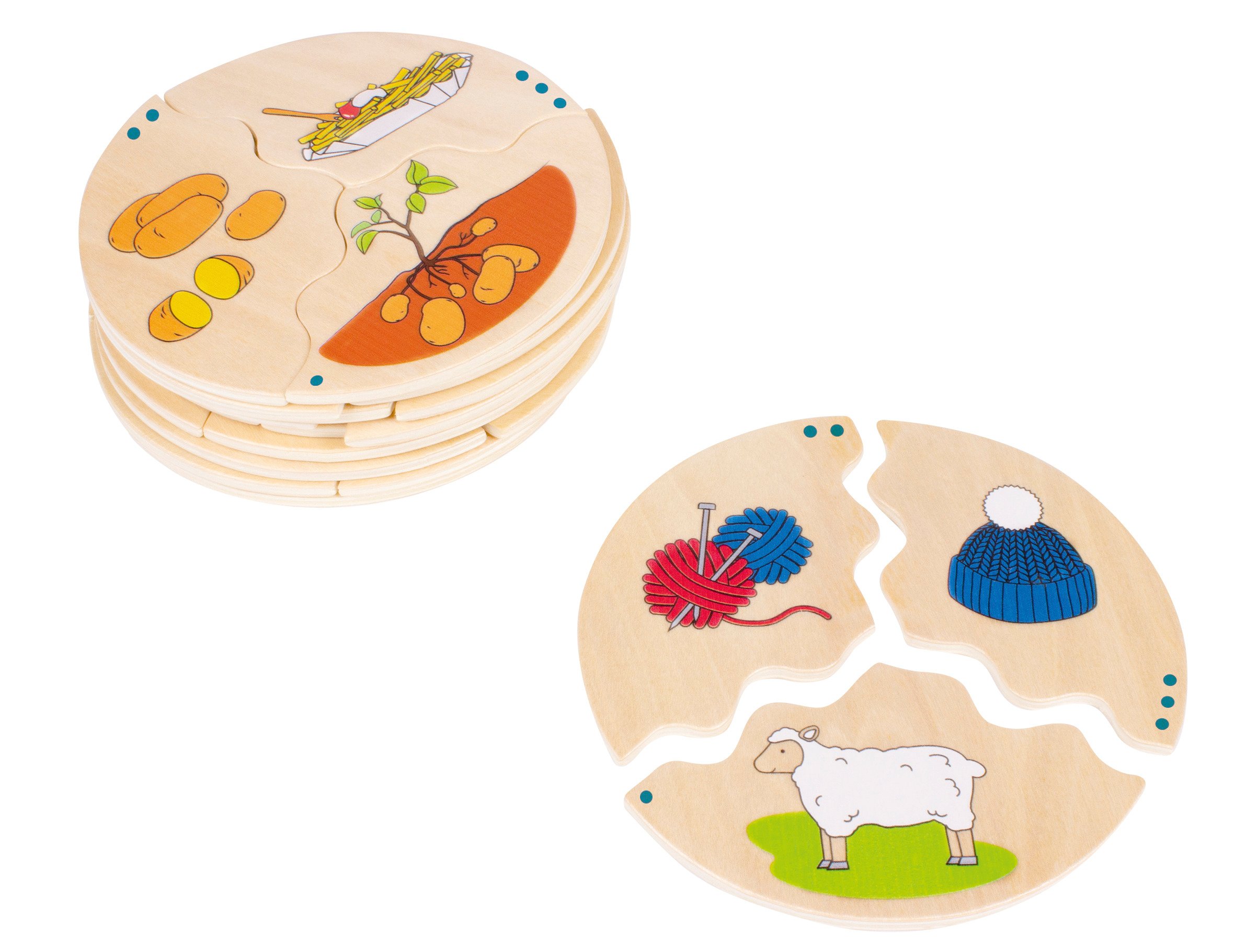 beleduc NAWITO Puzzle „Herstellung“