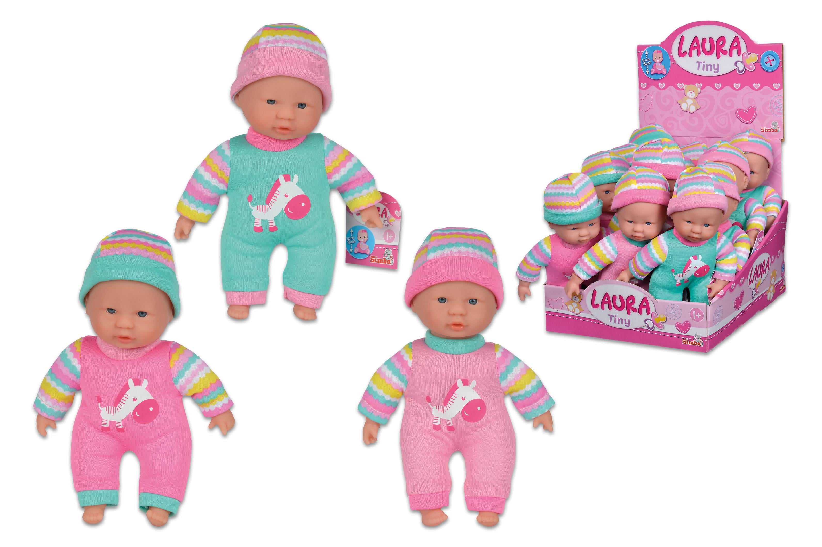 Simba Tiny-Puppen „Laura“, 12 Stück