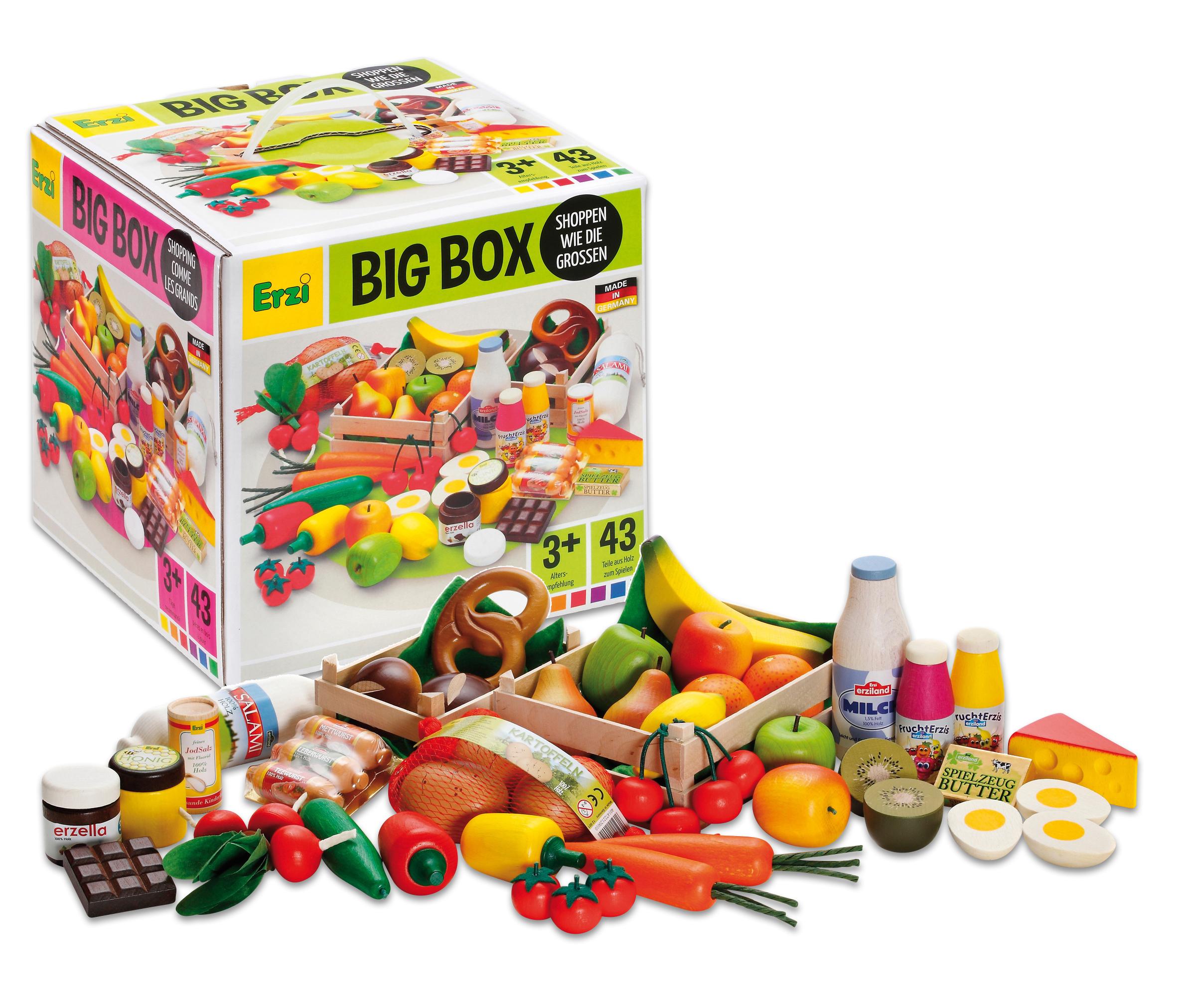 Erzi Kaufladen-Lebensmittel, 43-teilig