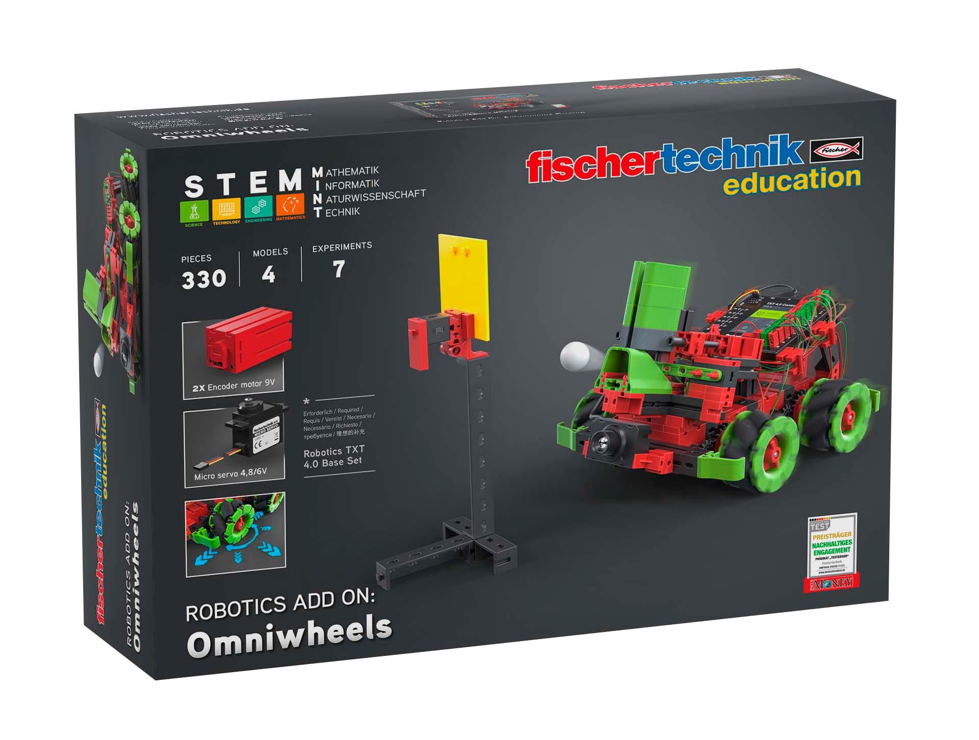 fischertechnik education fischertechnik Robotics Add-on „Omniwheels“