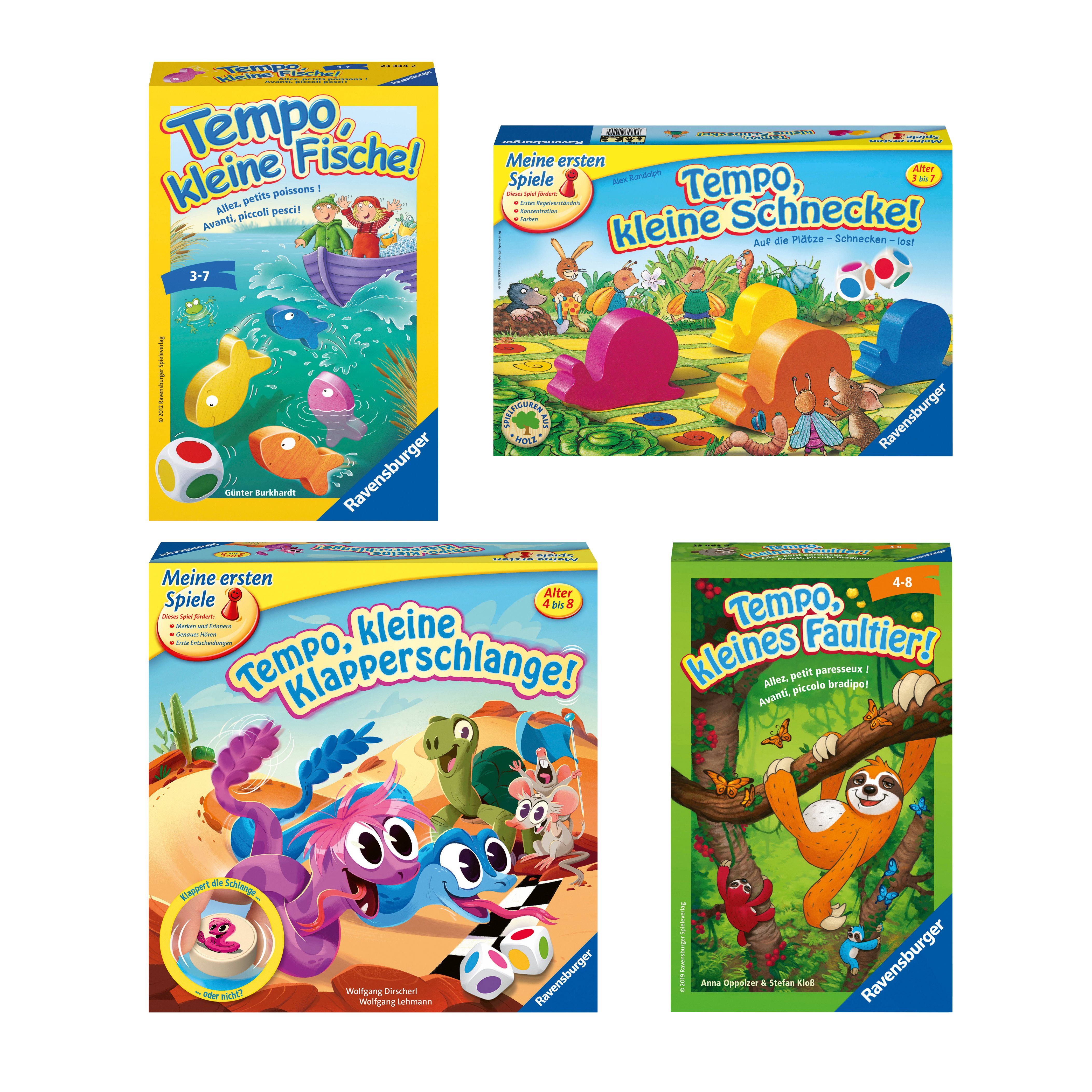 Ravensburger Spieleset „Tempo, kleine(s) …“, 4er-Set